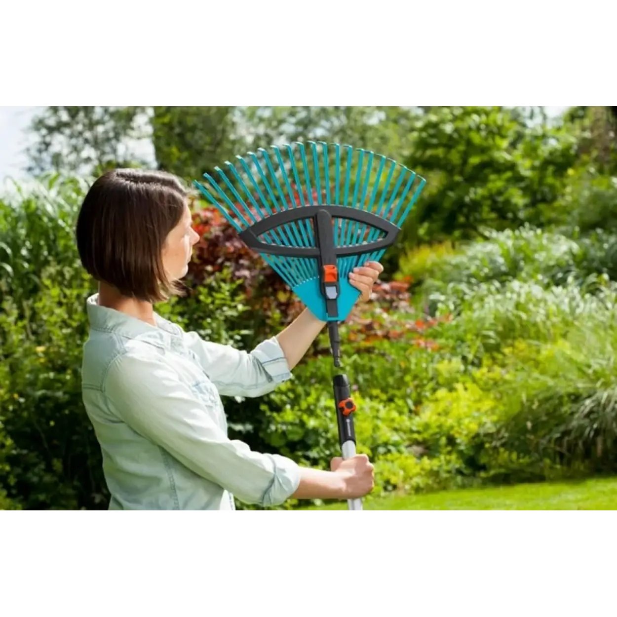 Gardena 3099-20 Combisystem Plastik Ayarlanabilir Tırmık