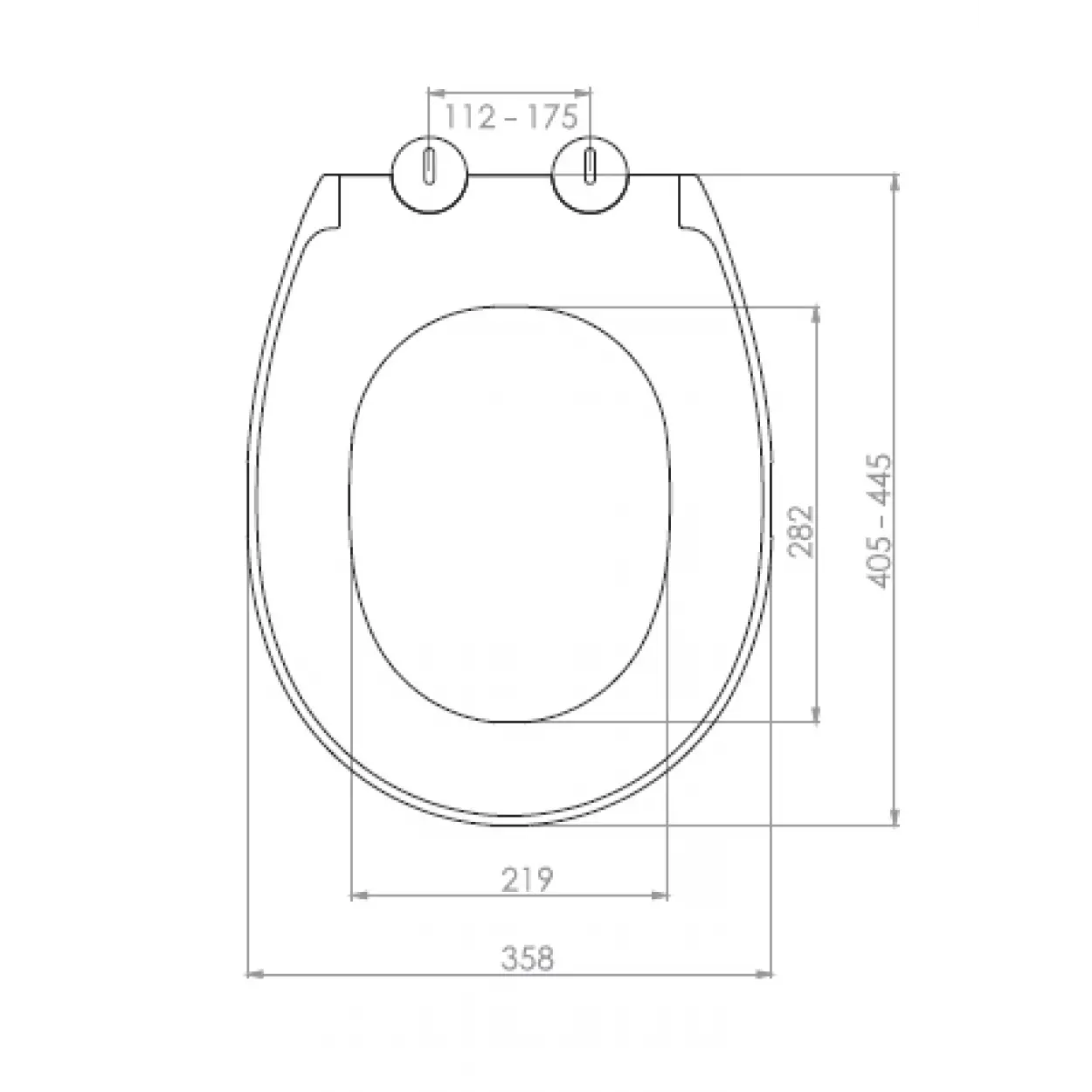 GENESİS KLOZET KAPAĞI (YAVAŞ KAPANAN - METAL MENTEŞE TAKIMI - ÜSTTEN SIKMALI)