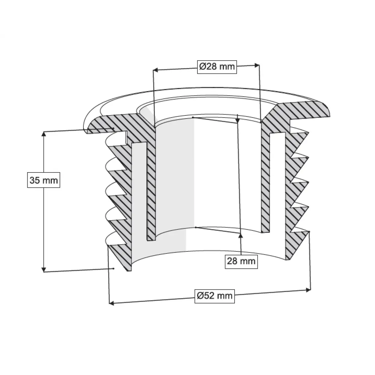 HELA TAŞI ADAPTÖR CONTASI ( Q62-32 mm )