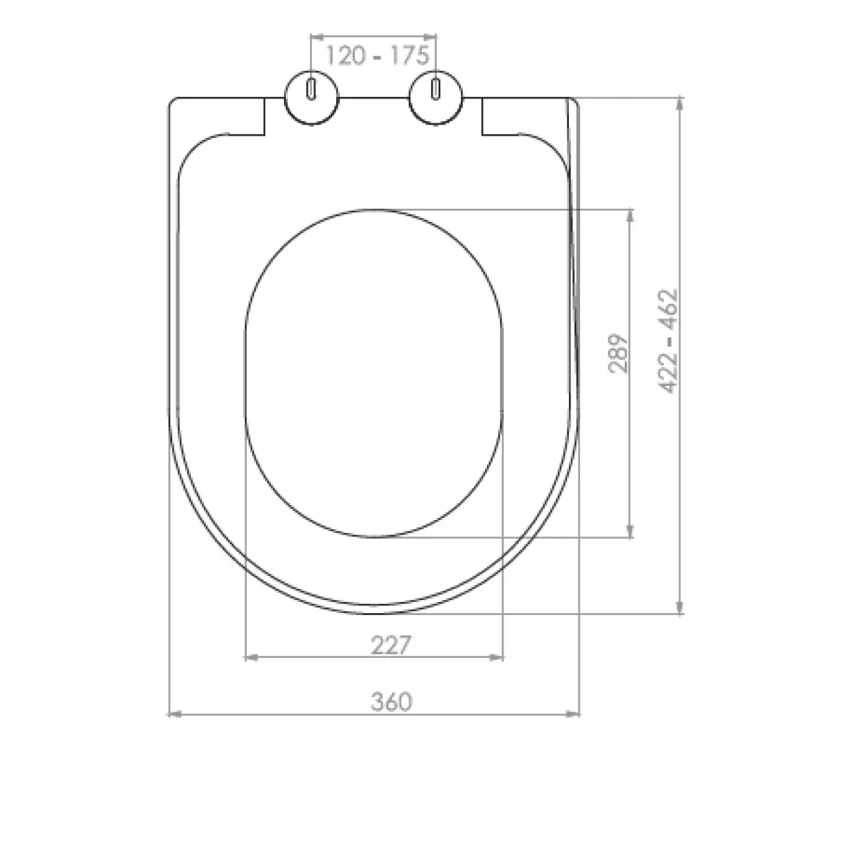 İNCİ KLOZET KAPAĞI (YAVAŞ KAPANAN-  ÜSTTEN SIKMALI)