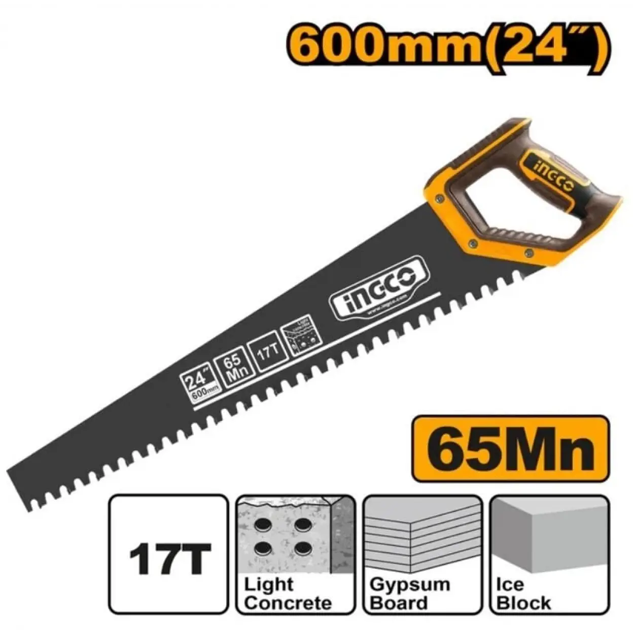 İngco HCBS016001 Gazbeton Testere 600 mm