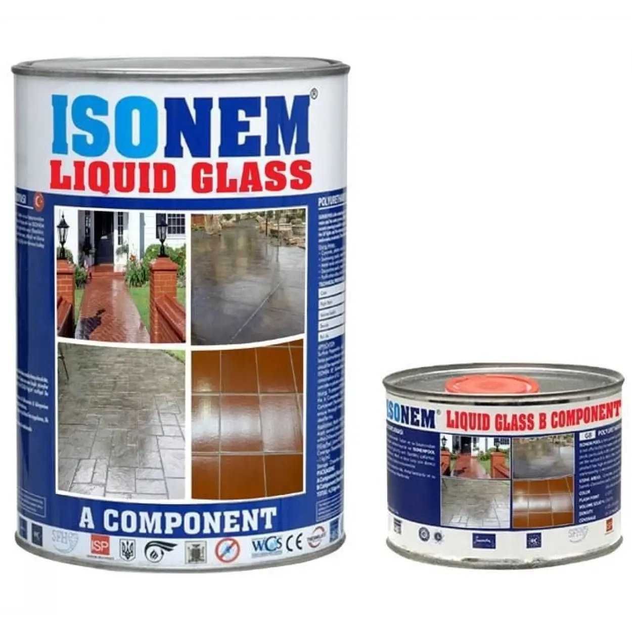 İsonem Liquid Glass Sıvı Cam 4 kg Set