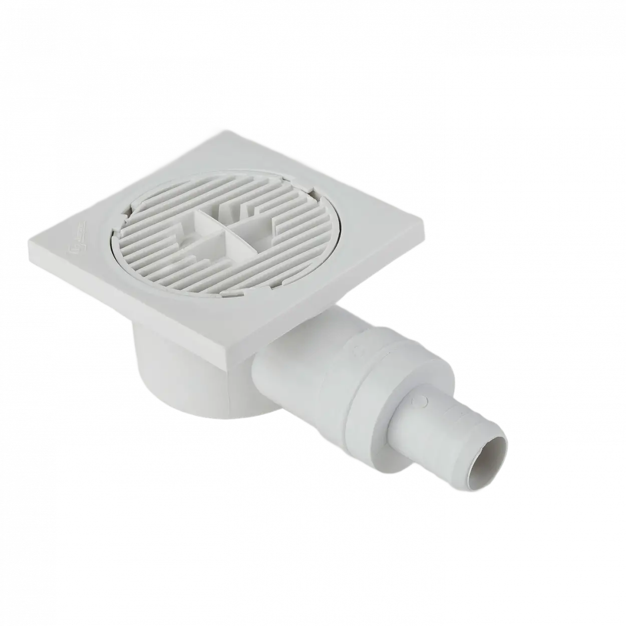 JAPAR - 12x12 Döner Başlıklı Yer Sifonu (Ø50-Ø32 Adaptörlü)