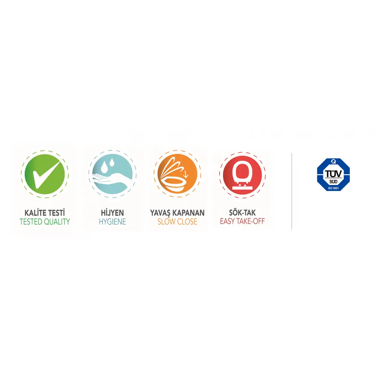 JAPAR - Capri Süper Slim Klozet Kapak Duroplast ( Yavaş Kapanan )