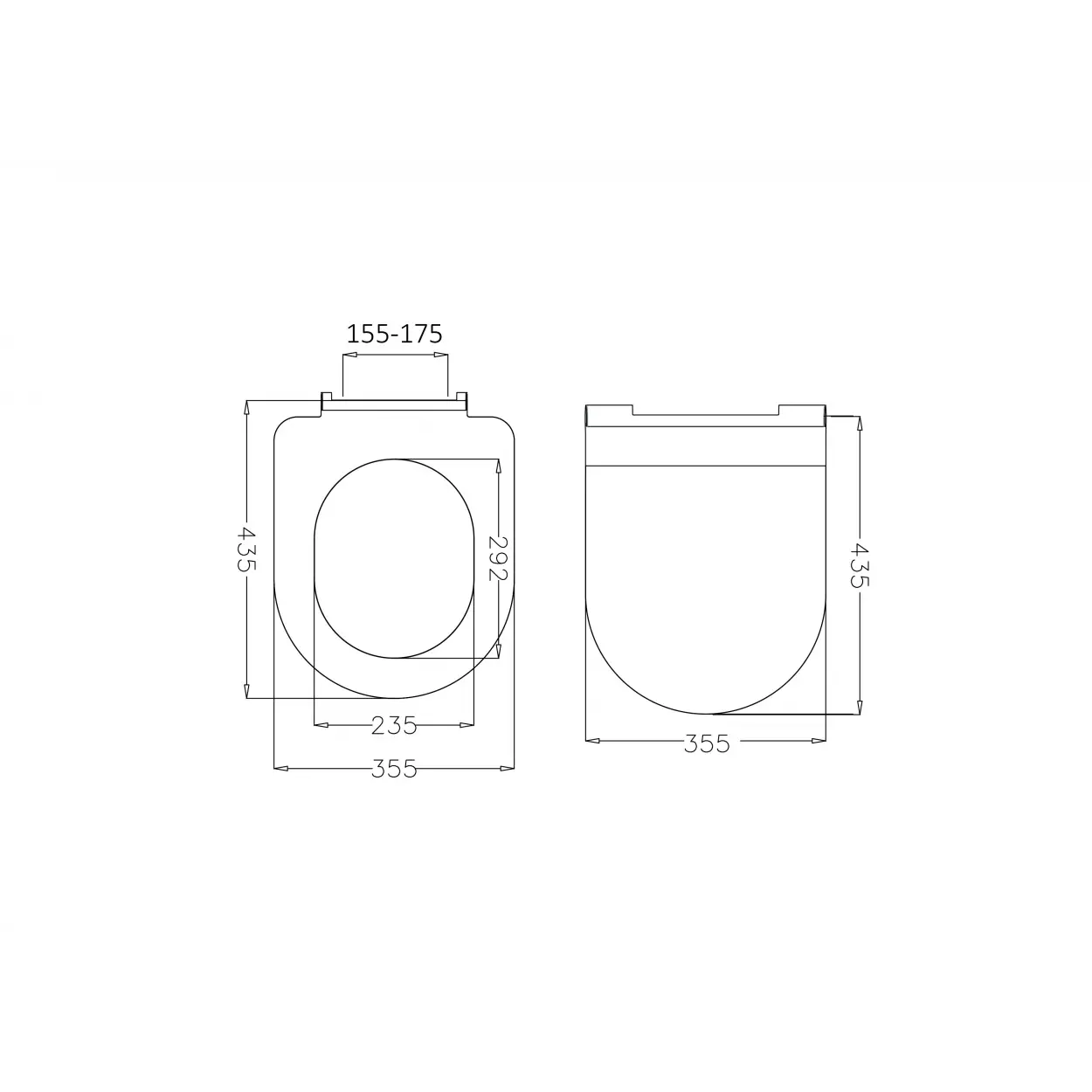 JAPAR - Capri Süper Slim Klozet Kapak Duroplast ( Yavaş Kapanan )