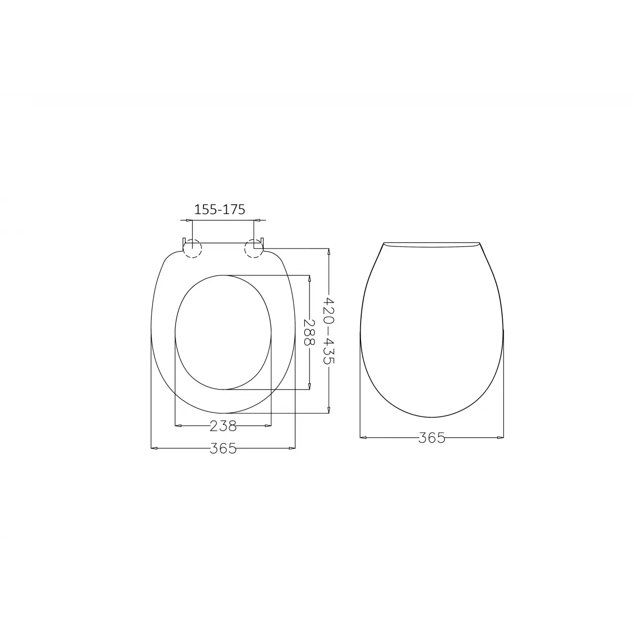JAPAR - Melodi Klozet Kapak Duroplast ( Yavaş Kapanan )