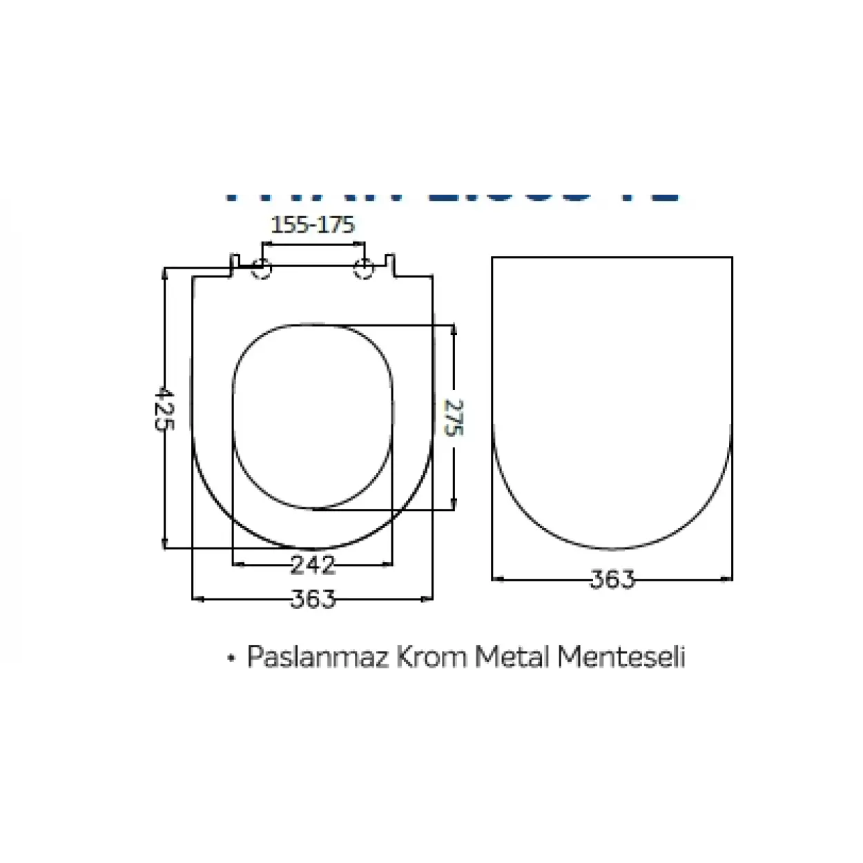 JAPAR - Minuetta Klozet Kapak Duroplast ( Yavaş Kapanan )