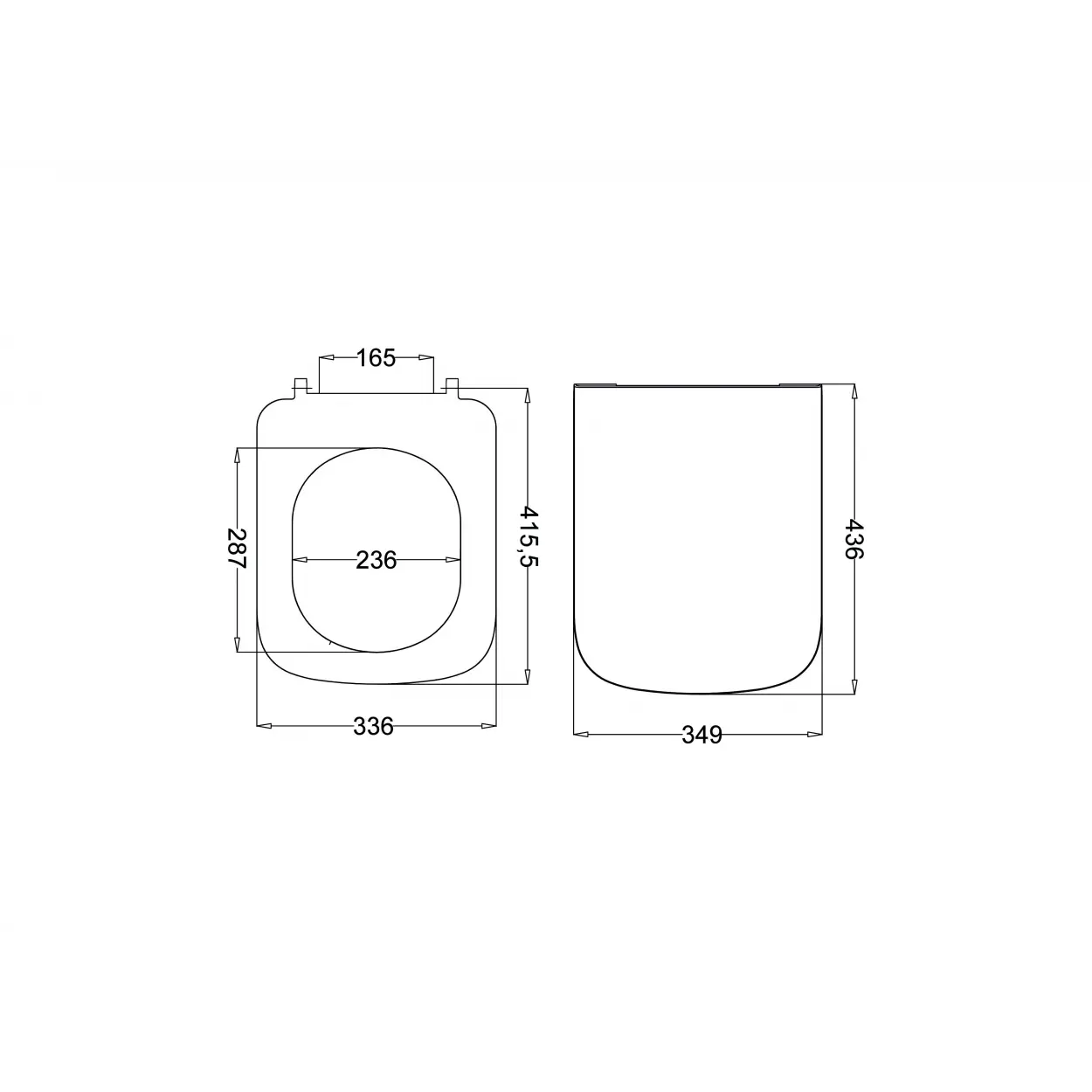 JAPAR - Nova Klozet Kapak Duroplast ( Yavaş Kapanan )