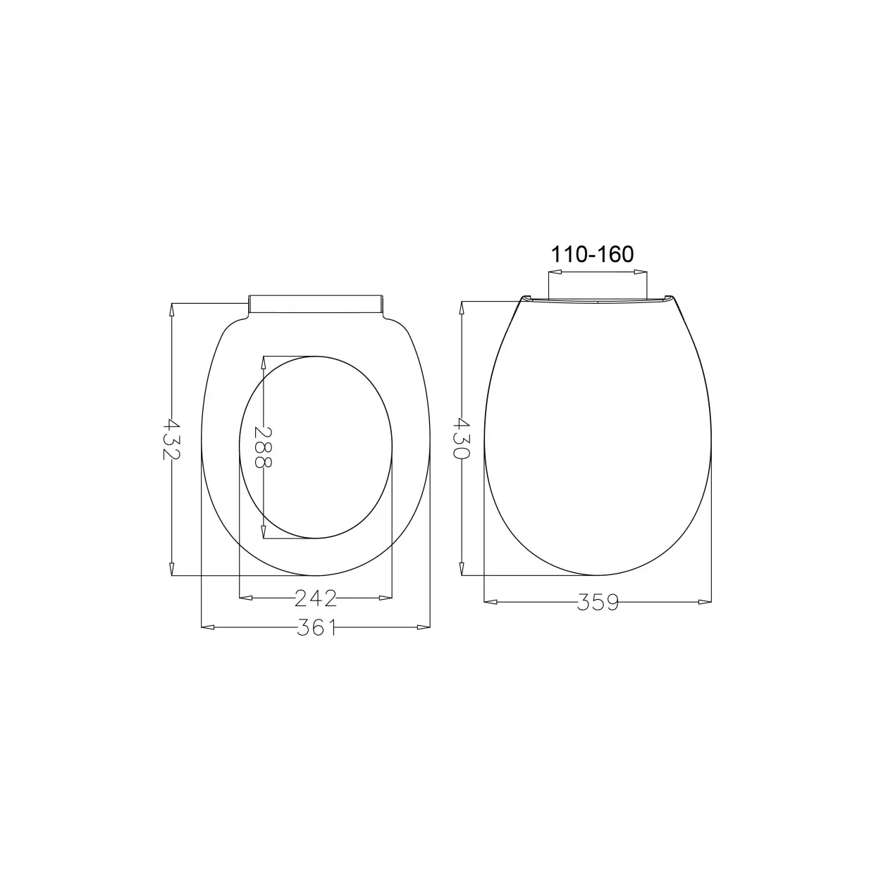 JAPAR - Ocean Klozet Kapak Polipropilen ( Yavaş Kapanan )
