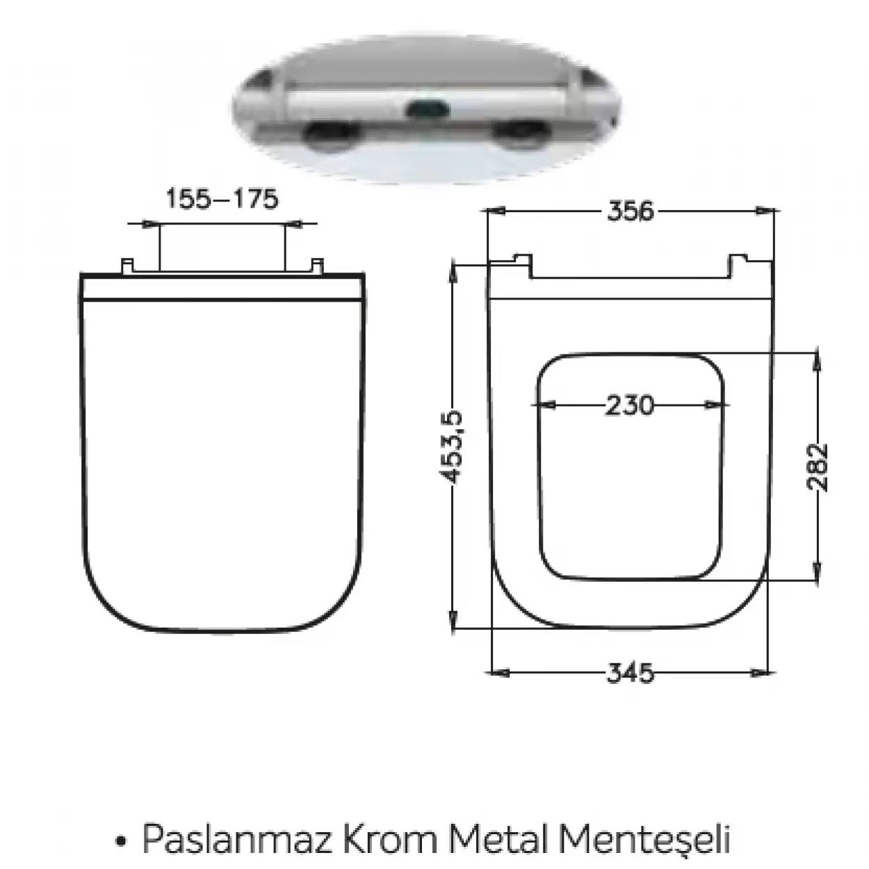 JAPAR - Perfect Slim Klozet Kapak Duroplast ( Yavaş Kapanan )