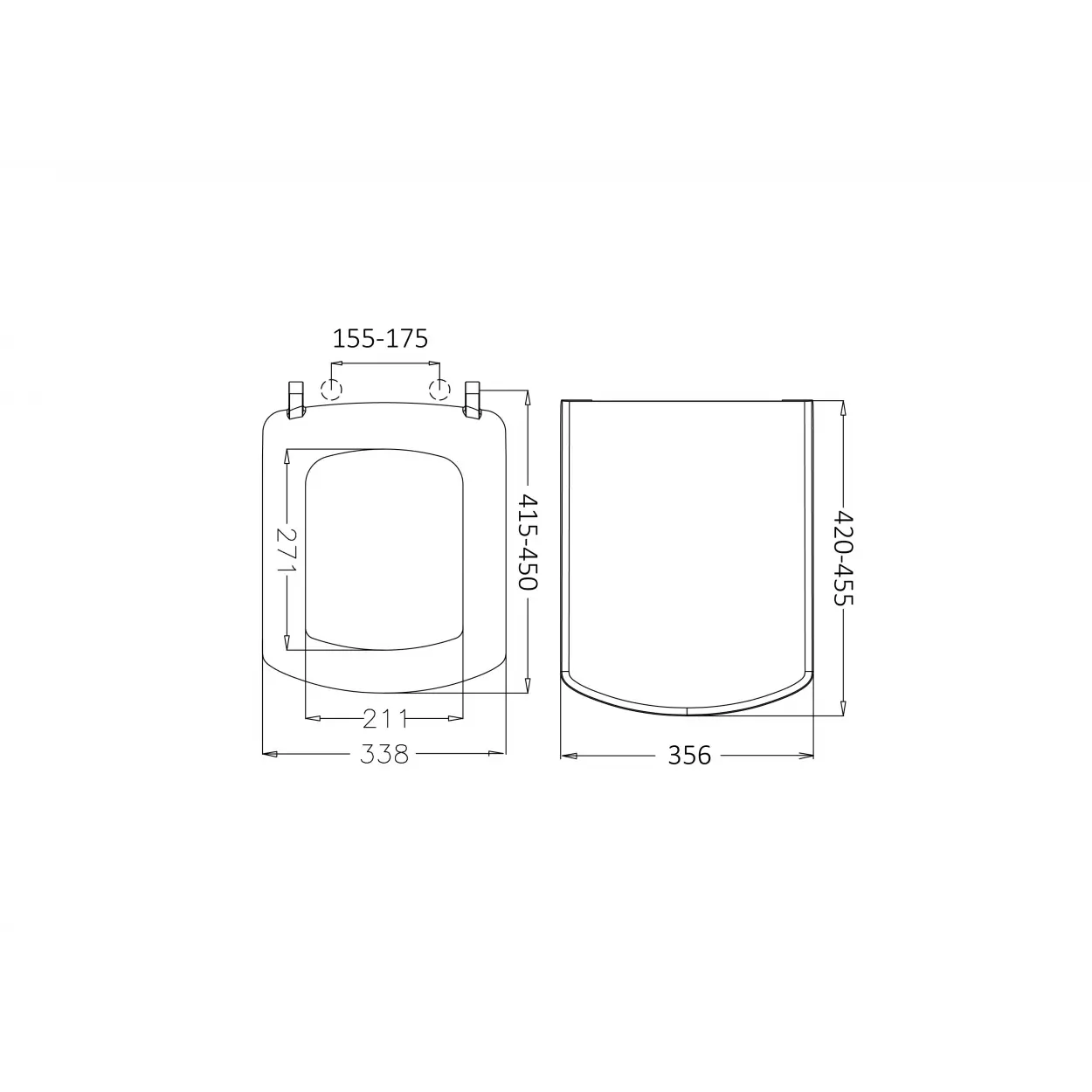 JAPAR - Plaza Klozet Kapak Duroplast ( Yavaş Kapanan )