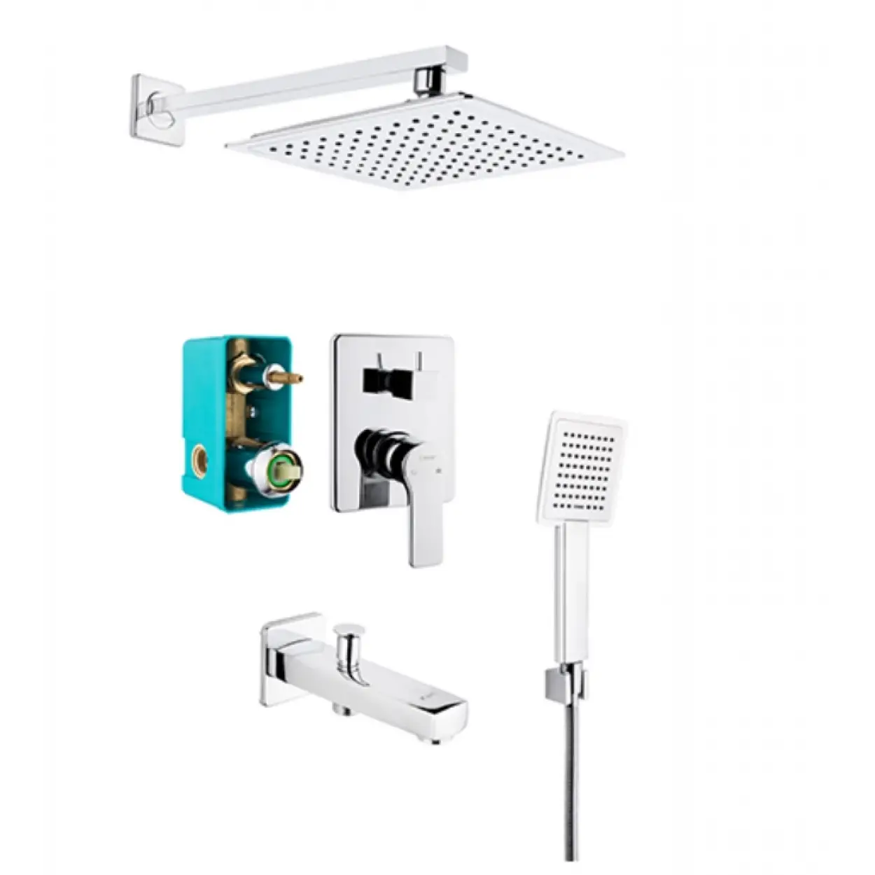 KARE - ANKASTRE BANYO SETİ 2 YOLLU