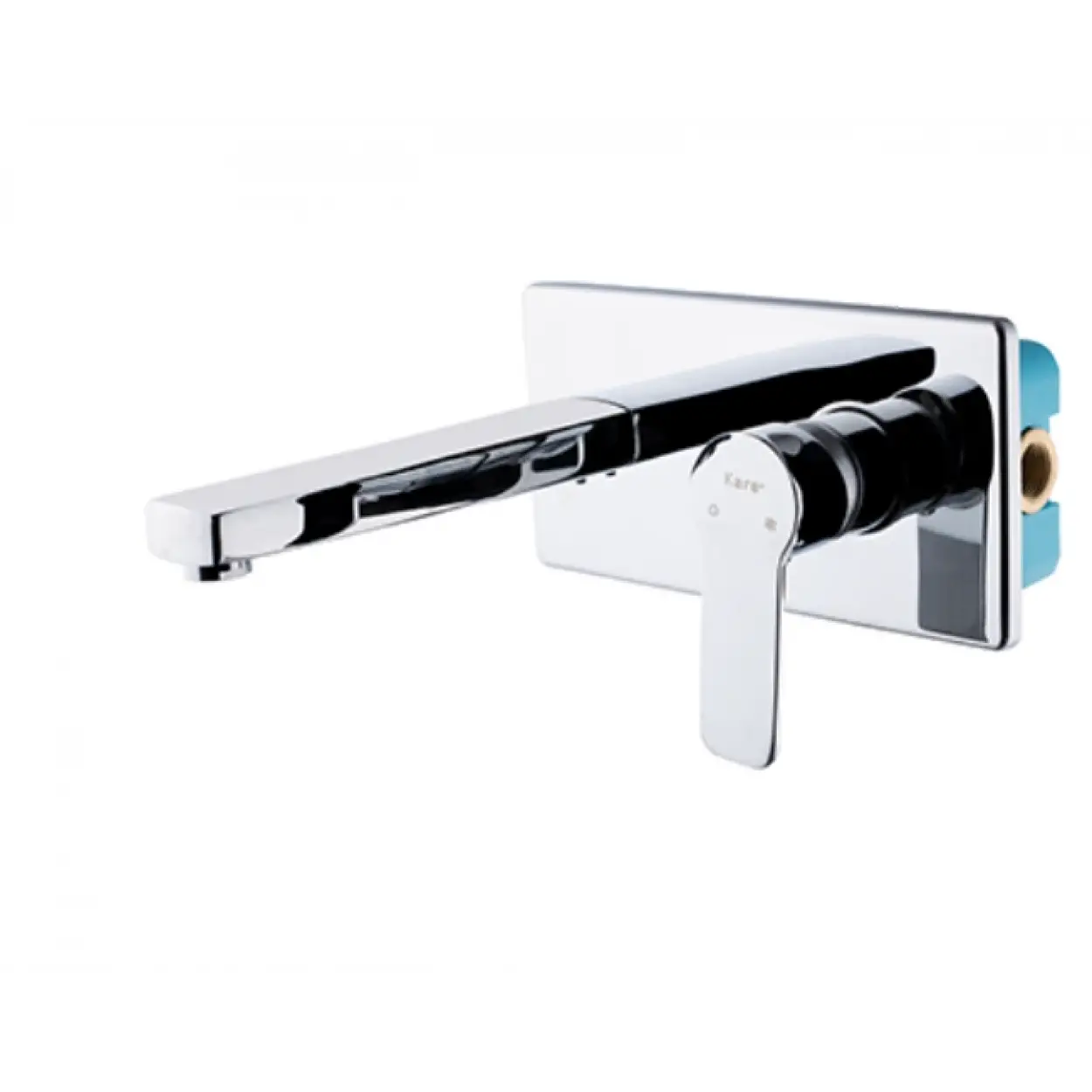 KARE - ANKASTRE LAVABO BATARYASI (KROM)