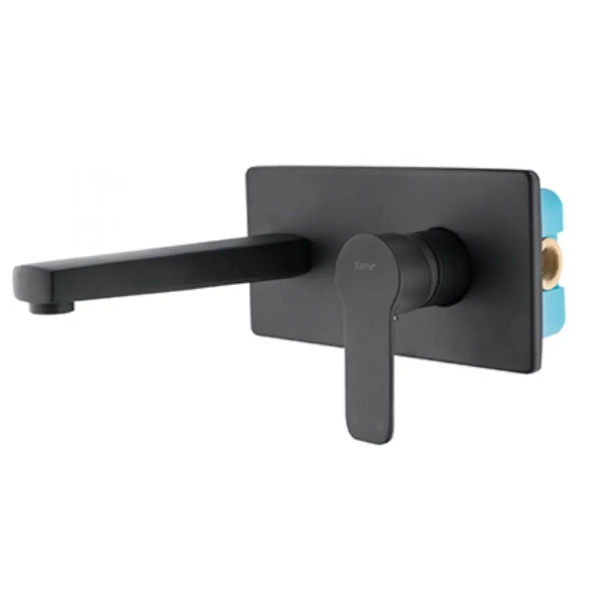 KARE - ANKASTRE LAVABO BATARYASI (SİYAH)