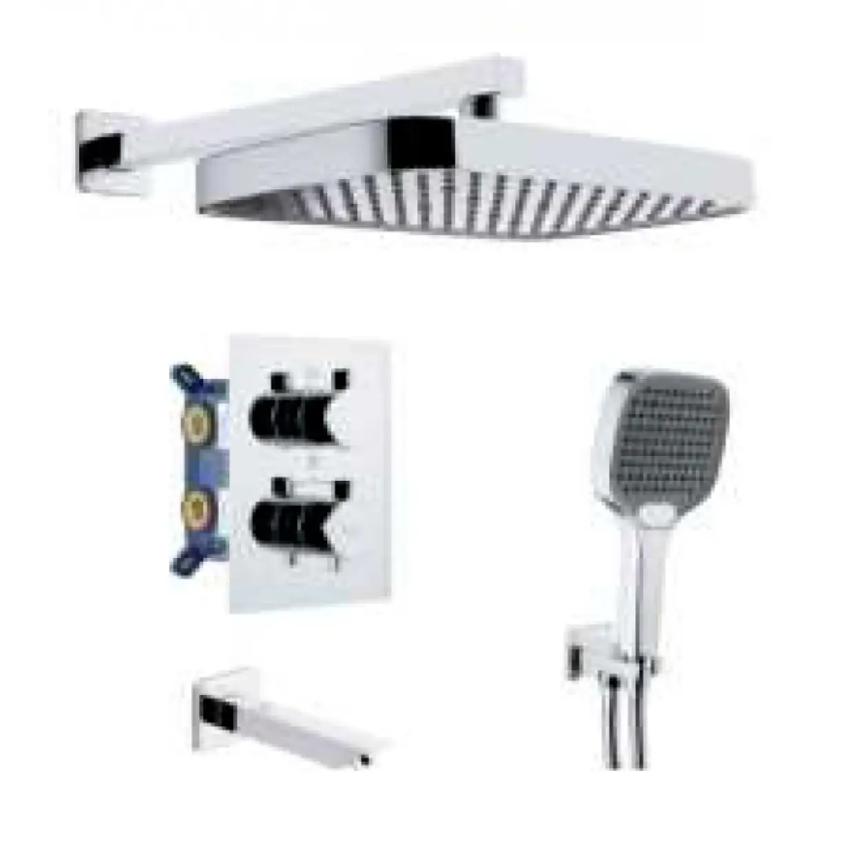 KARE - ARES TERMOSTATİK BANYO SETİ 3 YOLLU