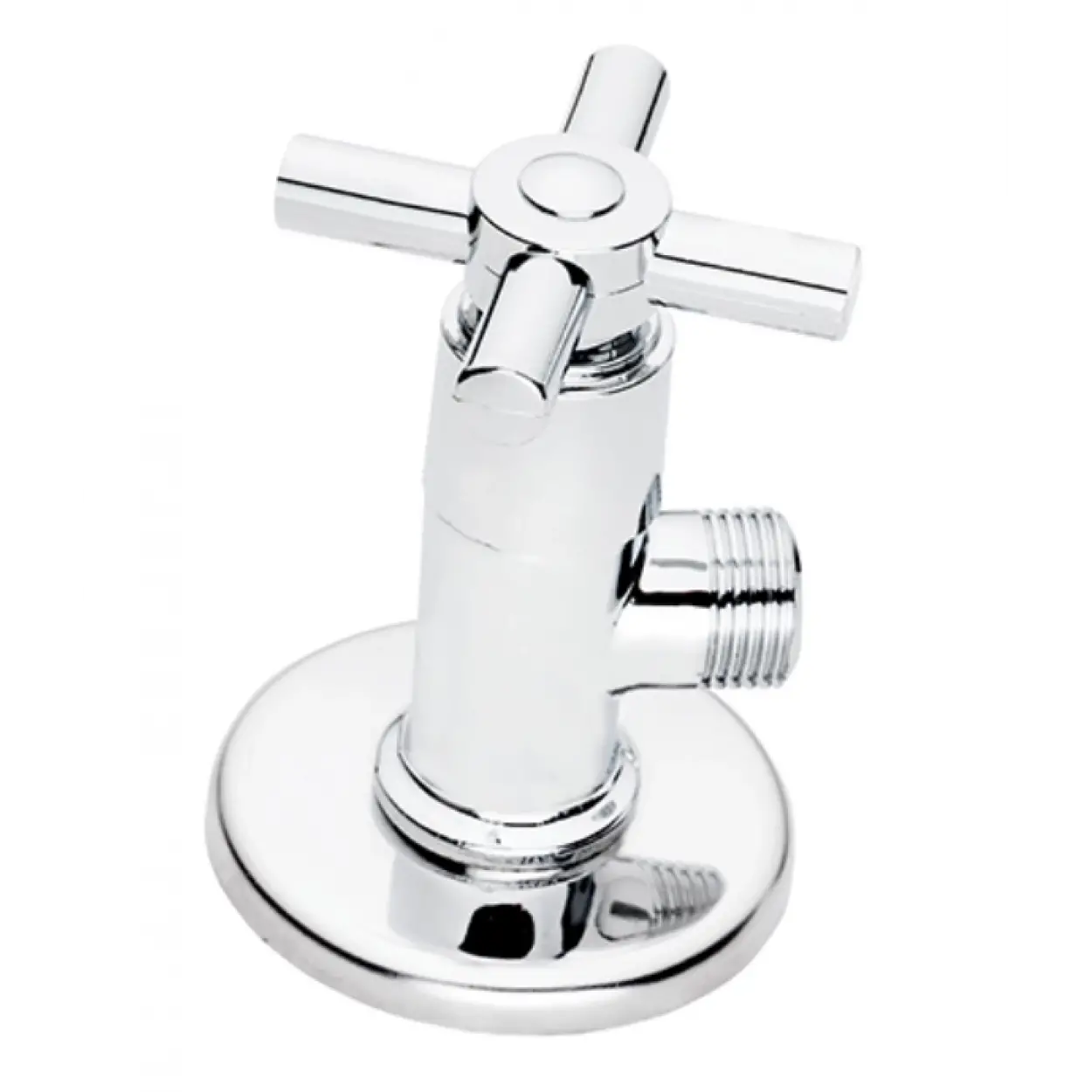 KARE - DEKORATİF ARA MUSLUK 3/8 (ZAMAK BAŞLIK -PRİNÇ SALMASTRA)