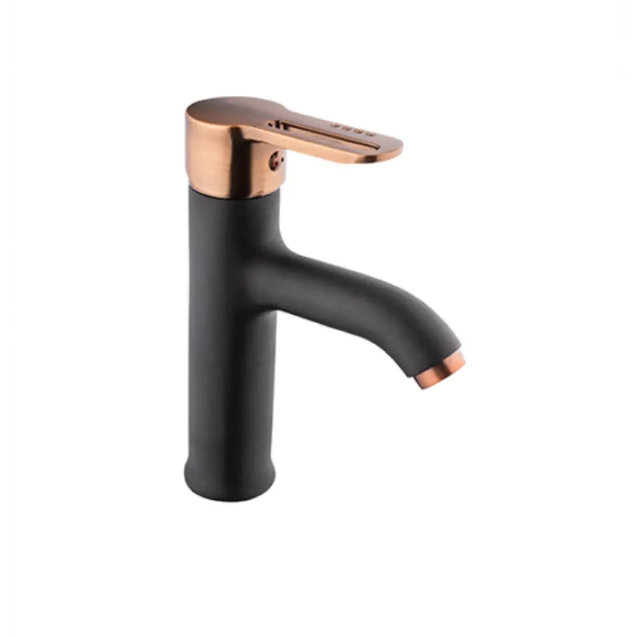 KARE - İNCİ MİX LAVABO BATARYASI (SİYAH - BAKIR)