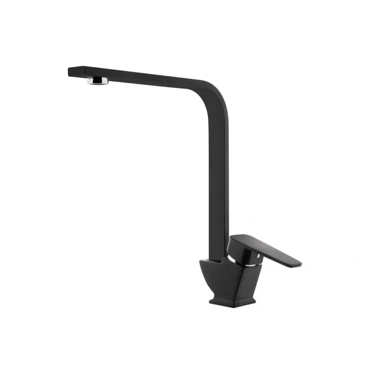 TEMA - KARE MİX KUĞU EVYE BATARYA MAT SİYAH (SLİM BORULU) (TSE) (Q-35 KARTUŞ)