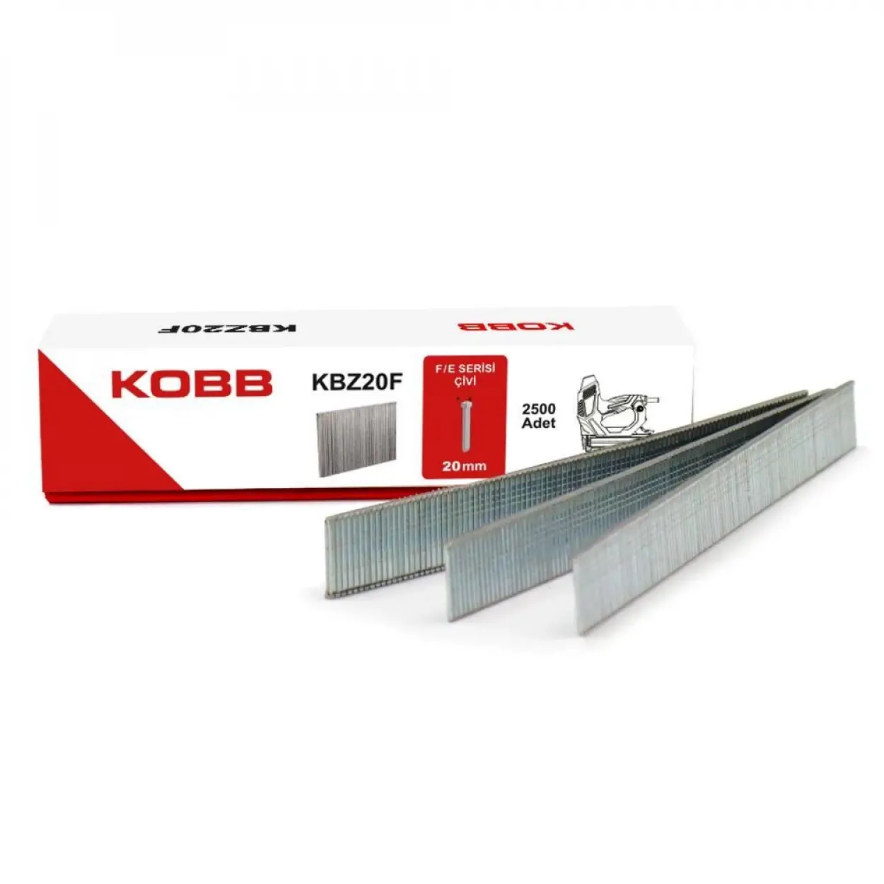 Kobb KBZ20F 20 mm 2500 Adet Çivi
