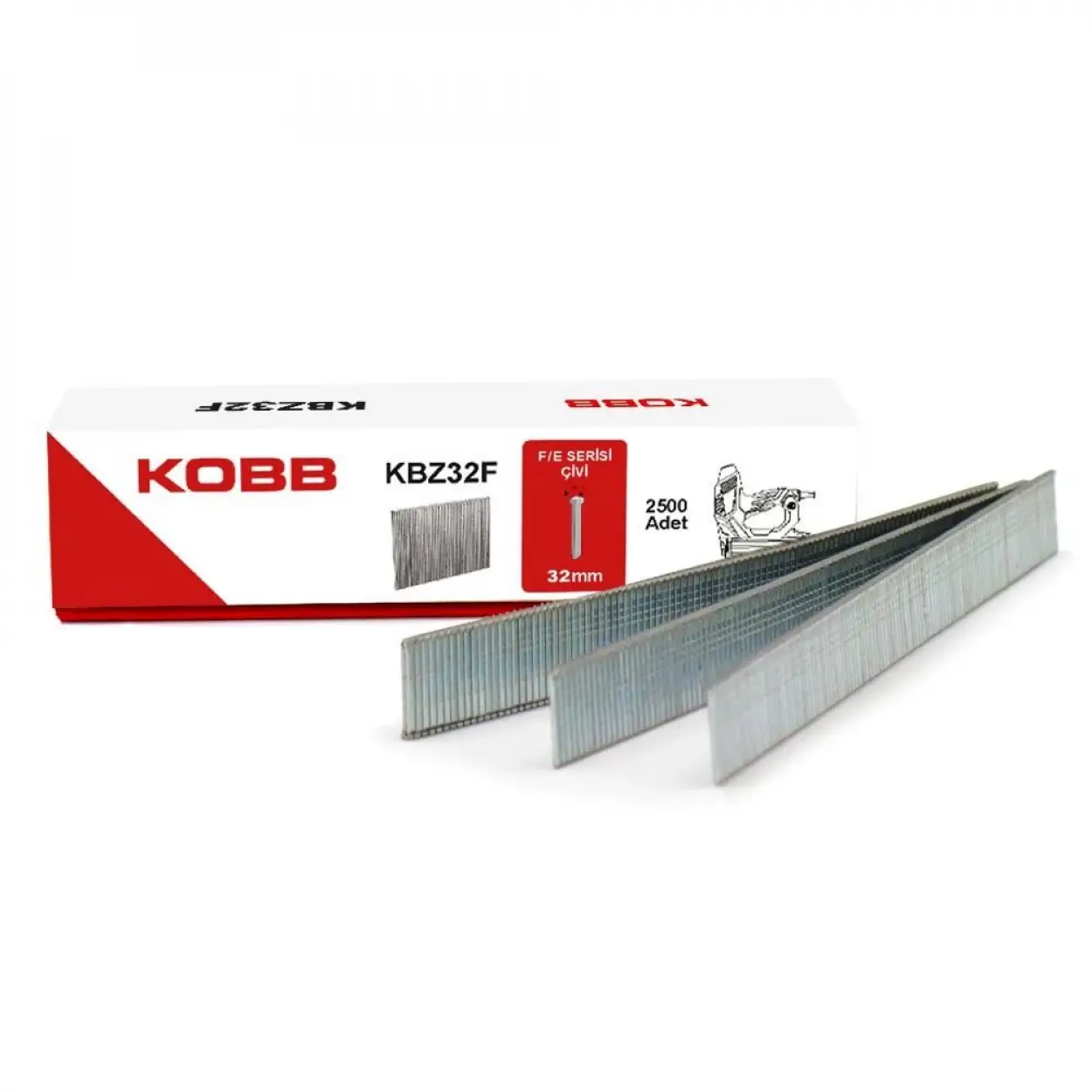 Kobb KBZ32F 32 mm 2500 Adet Çivi