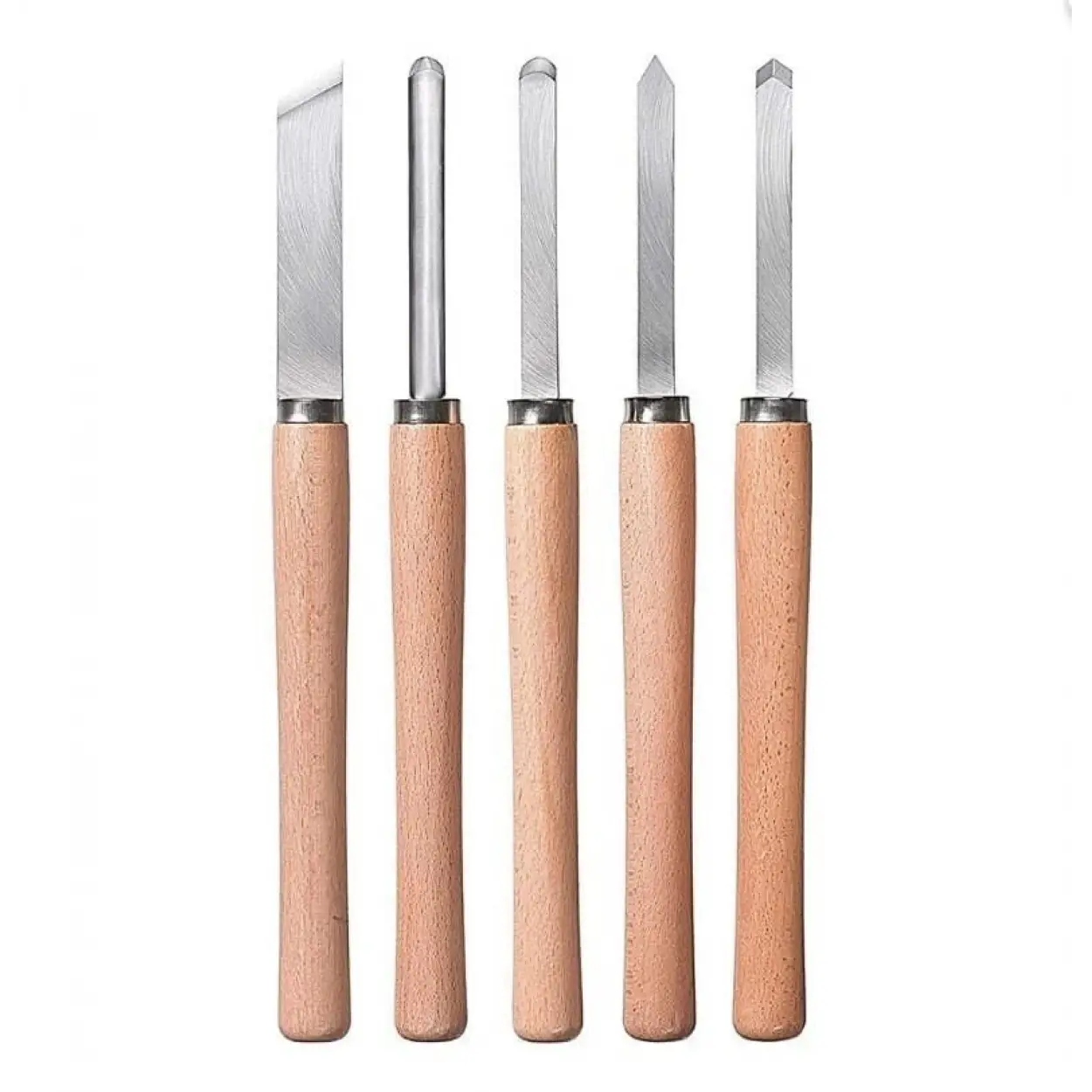 KWB 5 Parça Ahşap Torna Bıçak Seti