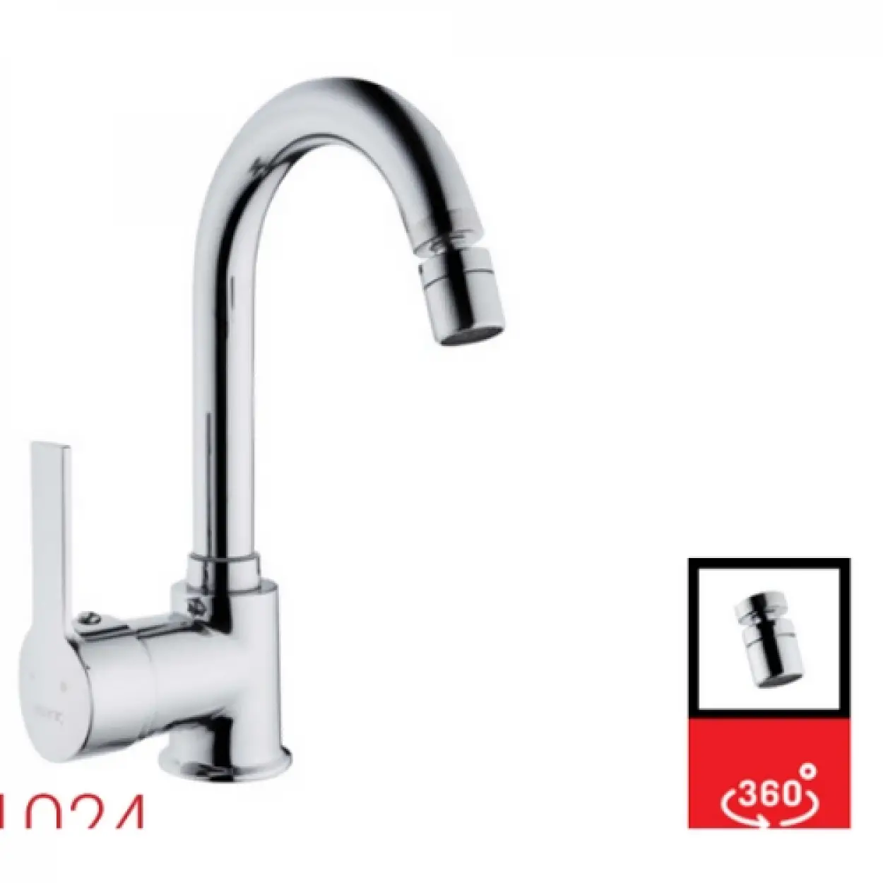 LARA MİX KUĞU LAVABO BATARYA ( OYNAR PERLATÖR - Q40 KARTUŞ - TS EN 817 )