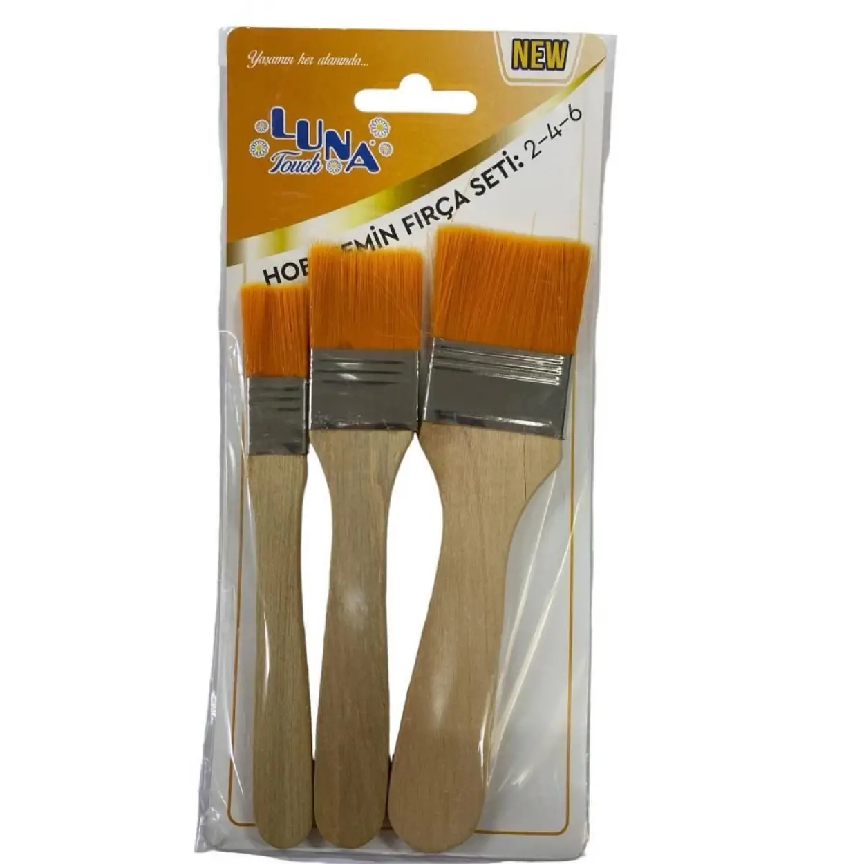 Luna Zemin Fırça Seti 2-4-6 No 3 Parça