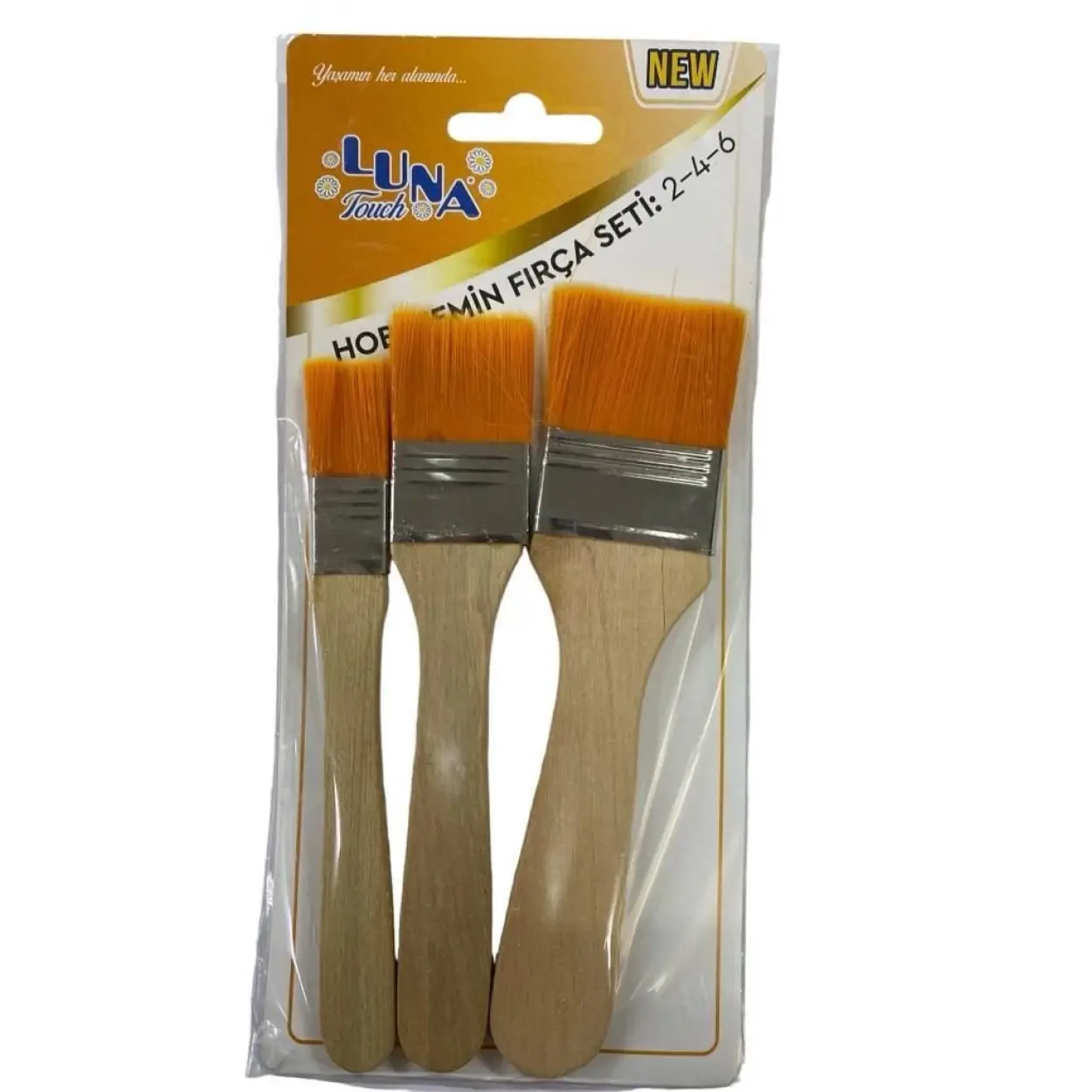 Luna Zemin Fırça Seti 2-4-6 No 3 Parça