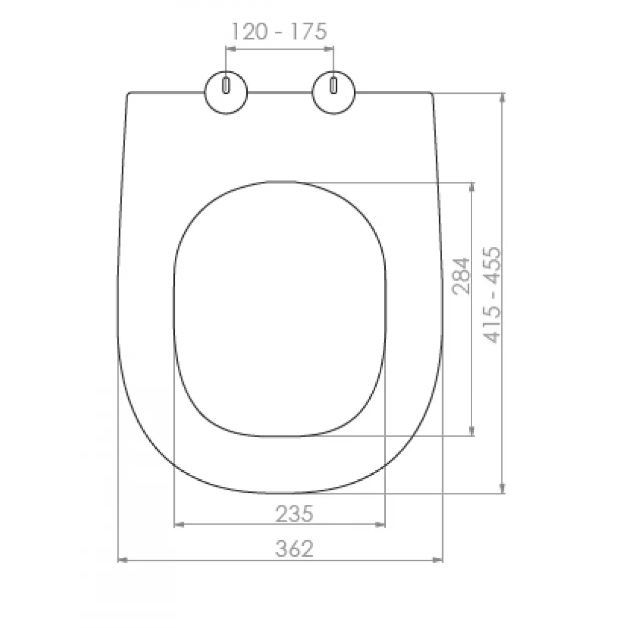MADRE KLOZET KAPAĞI (YAVAŞ KAPANAN - ÜSTTEN SIKMALI)