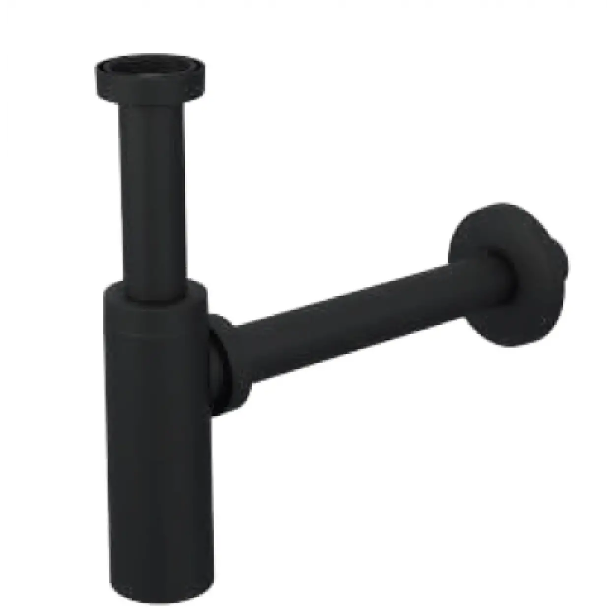 MOON AYARLANABİLİR SİFON - MAT SİYAH - ABS (MAX. 250 mm)