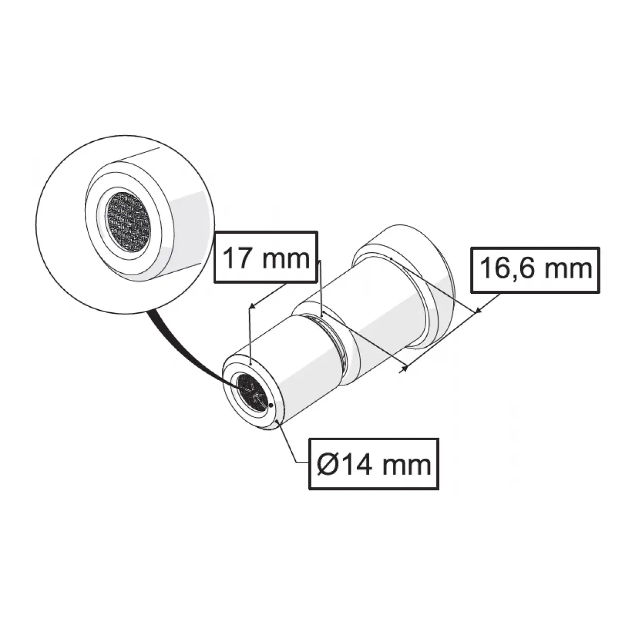 PERLATÖRLÜ TAHARET BORU UCU SETİ (KROM)