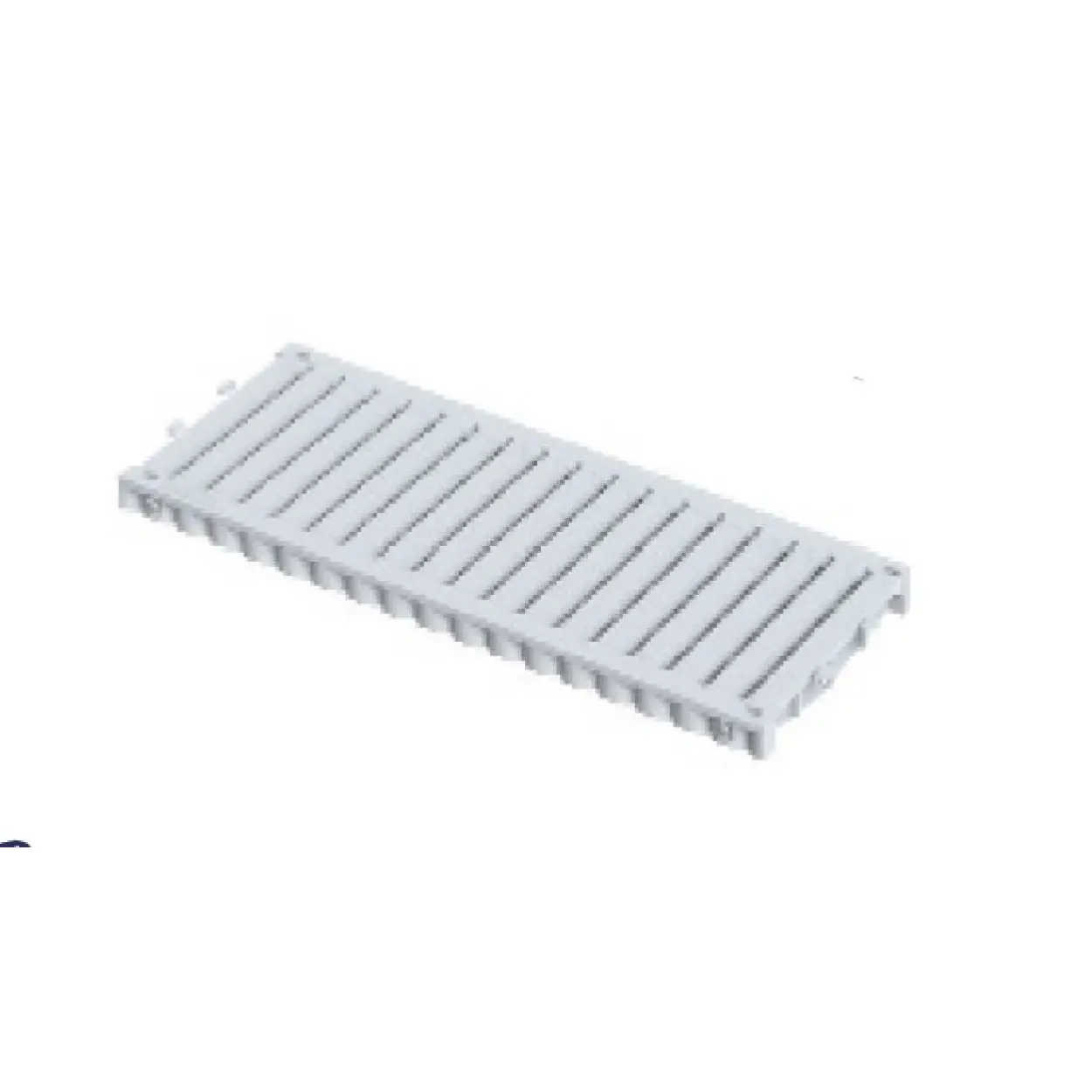 PLASTİK DRENAJ KANALI IZGARASI 200x500 mm