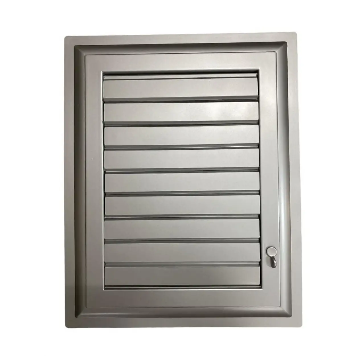 Plastik Menfez 45X45 Gümüş Banyo WC Havalandırma