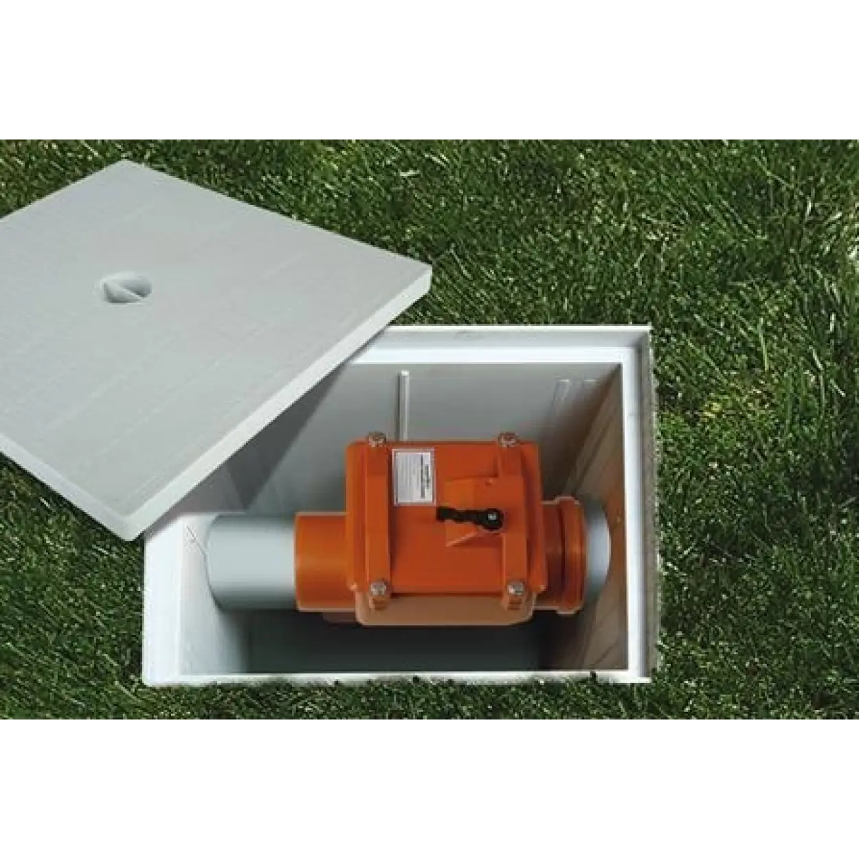 PVC Pissu Atıksu Çekvalfi 125 mm Kilitli