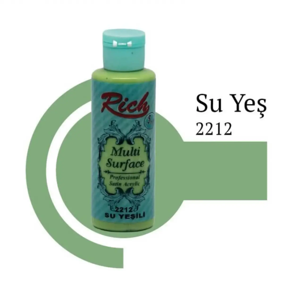 Rich Multi Surface 2212 Su Yeşili Akrilik Boya 120 cc