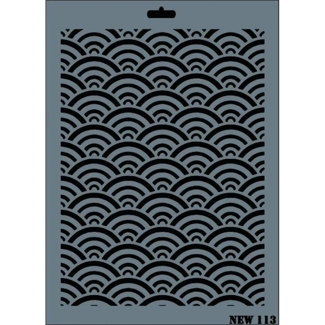 Rich New Seri N-113 Stencil 35x25 cm