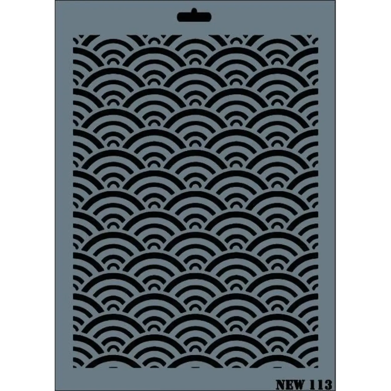 Rich New Seri N-113 Stencil 35x25 cm