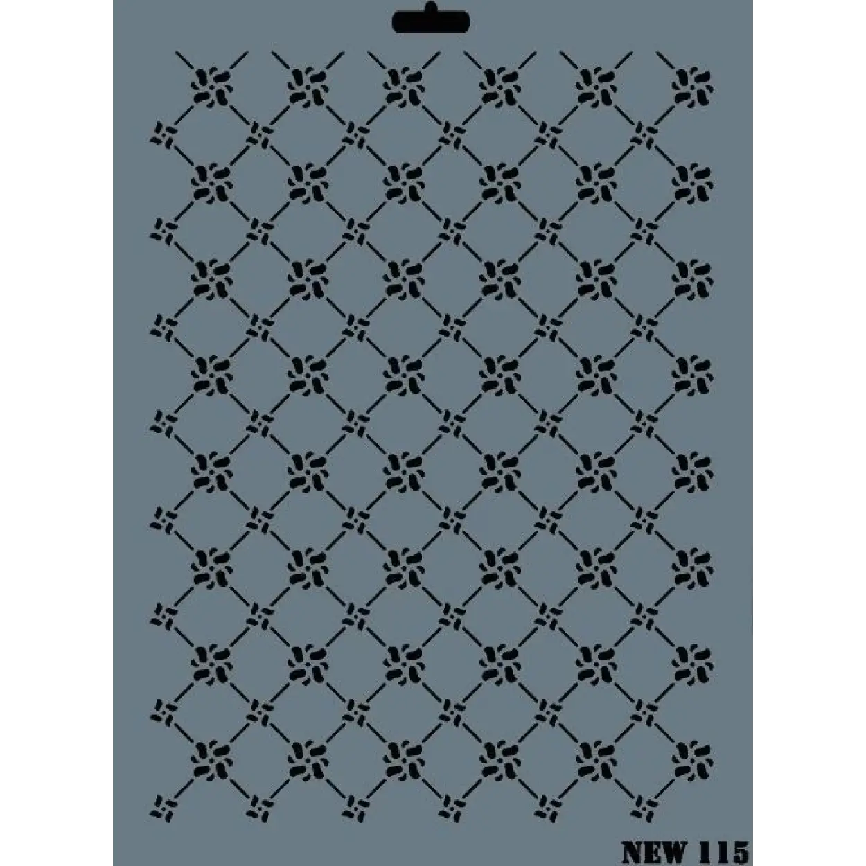 Rich New Seri N-115 Stencil 35x25 cm