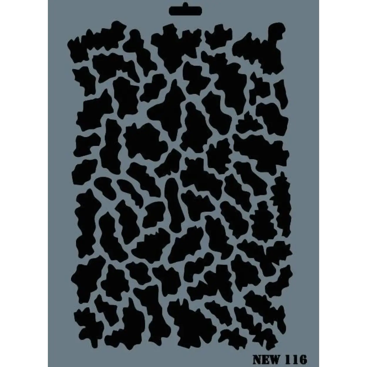 Rich New Seri N-116 Stencil 35x25 cm