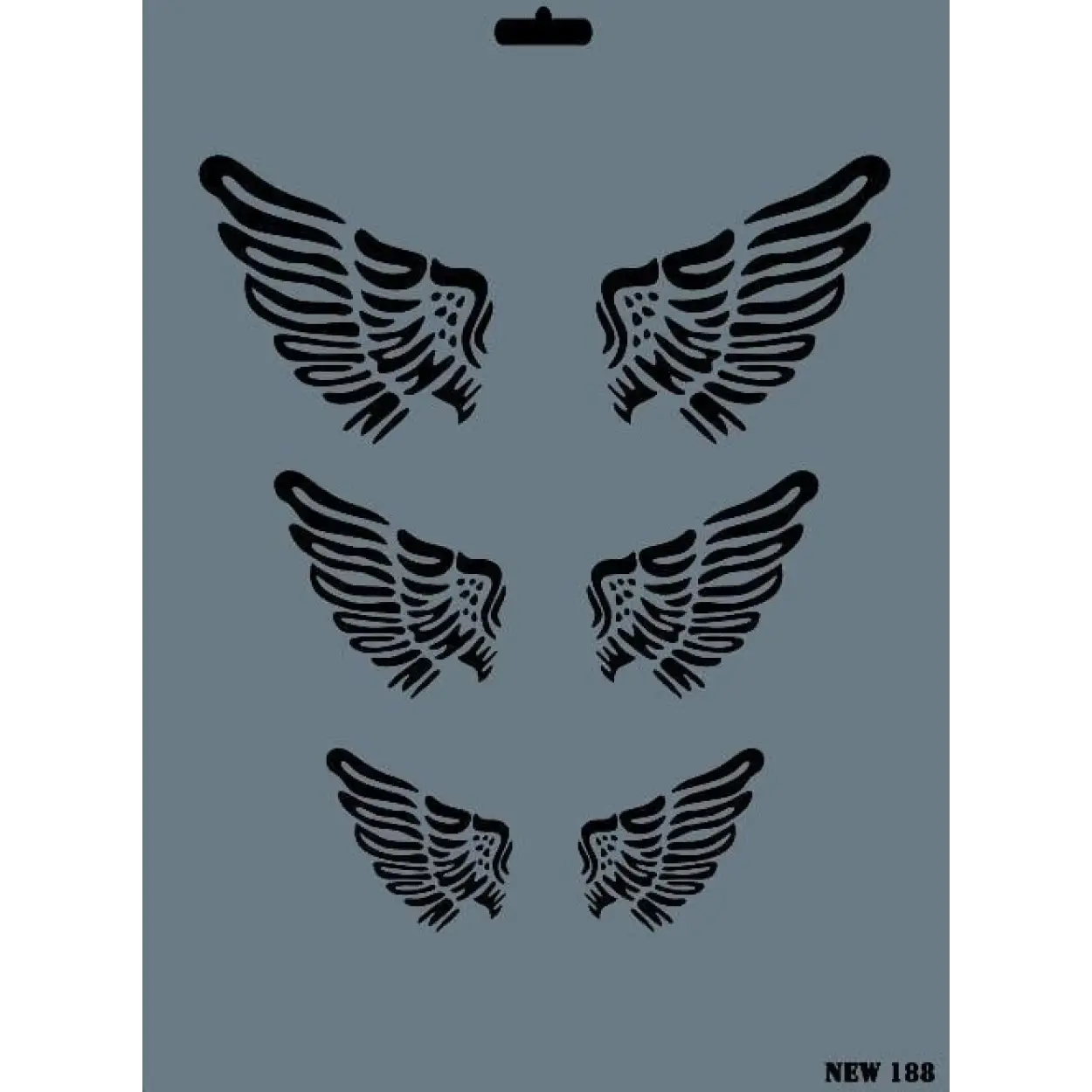 Rich New Seri N-188 Stencil 35x25 cm