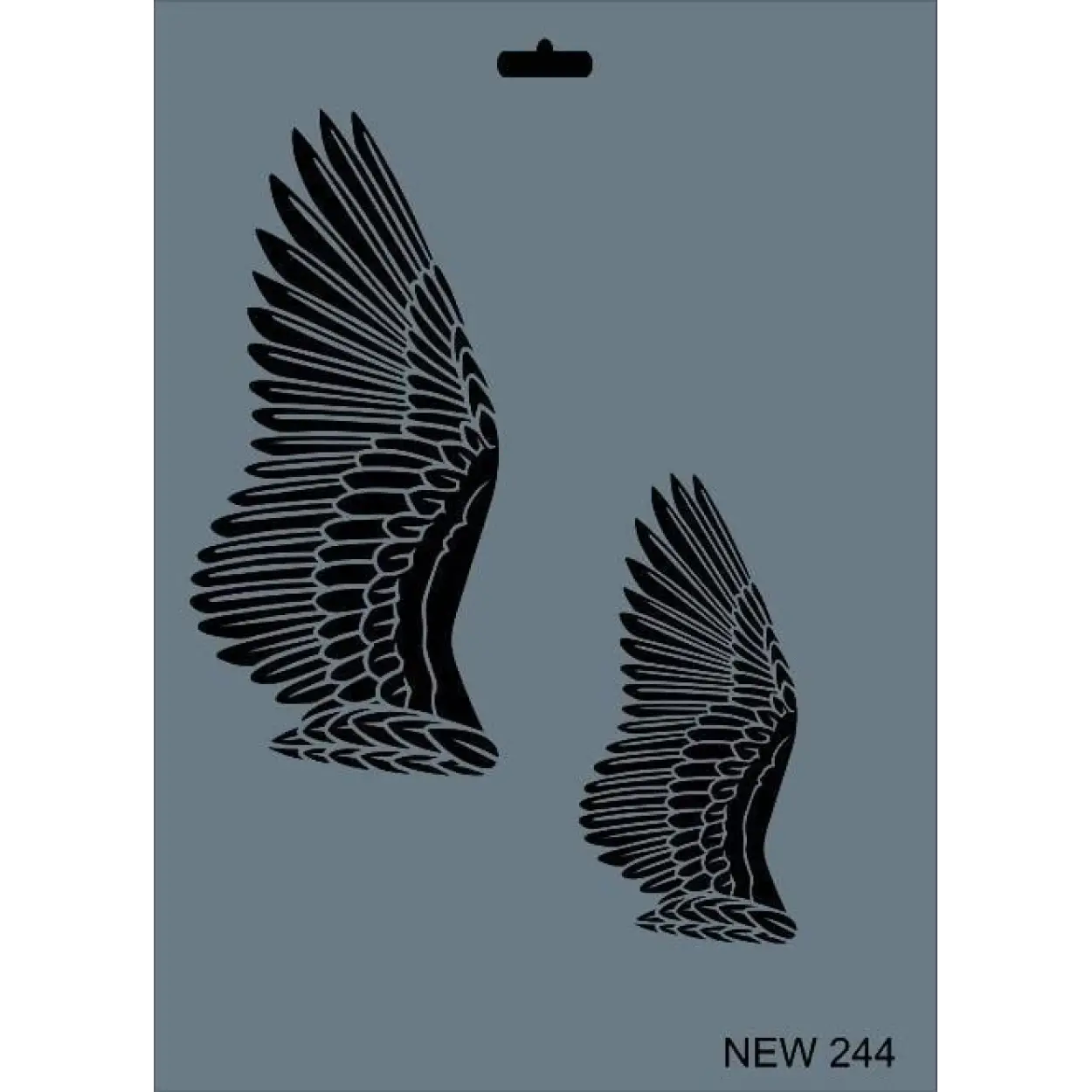 Rich New Seri N-244 Stencil 35x25 cm