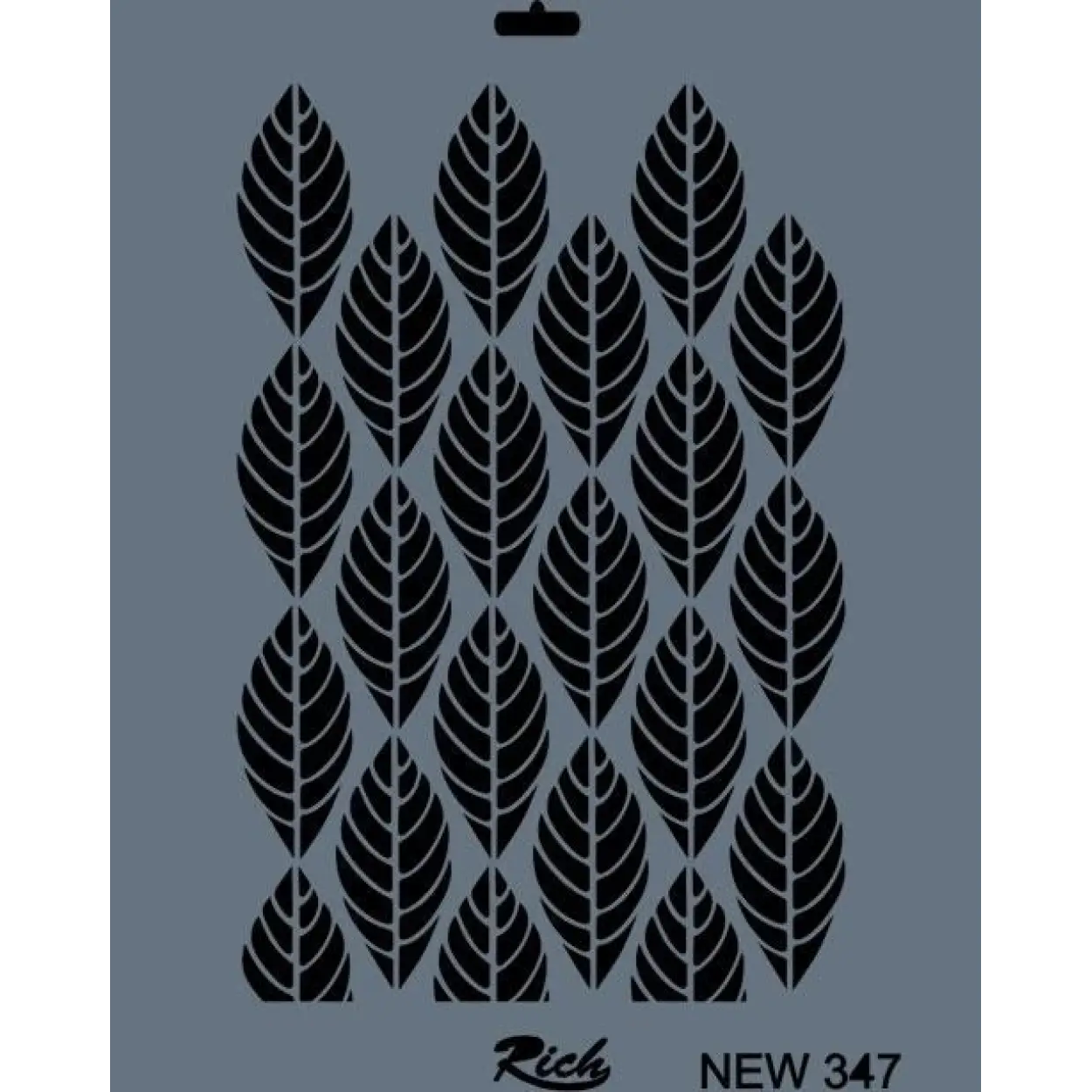 Rich New Seri N-347 Stencil 35x25 cm