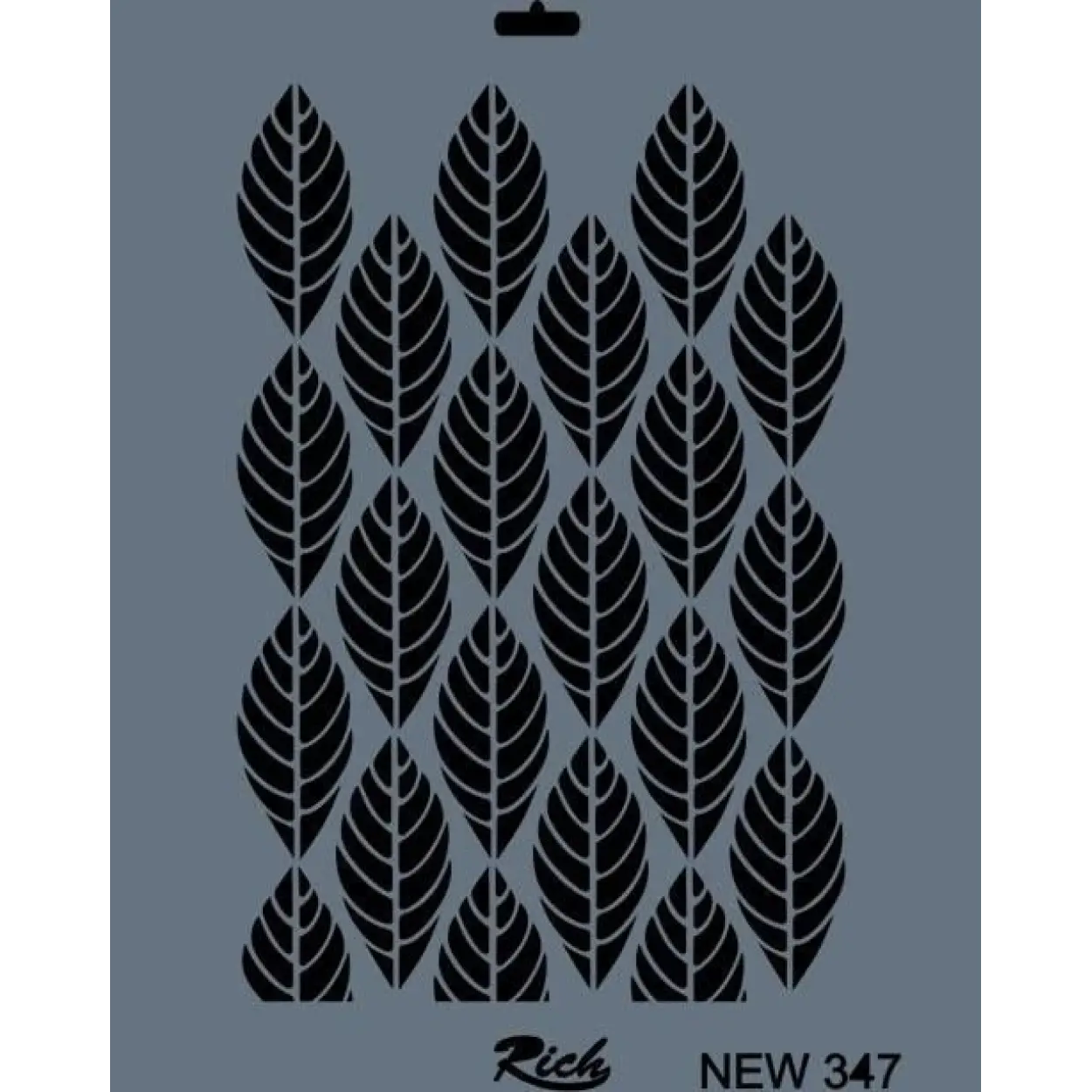 Rich New Seri N-347 Stencil 35x25 cm