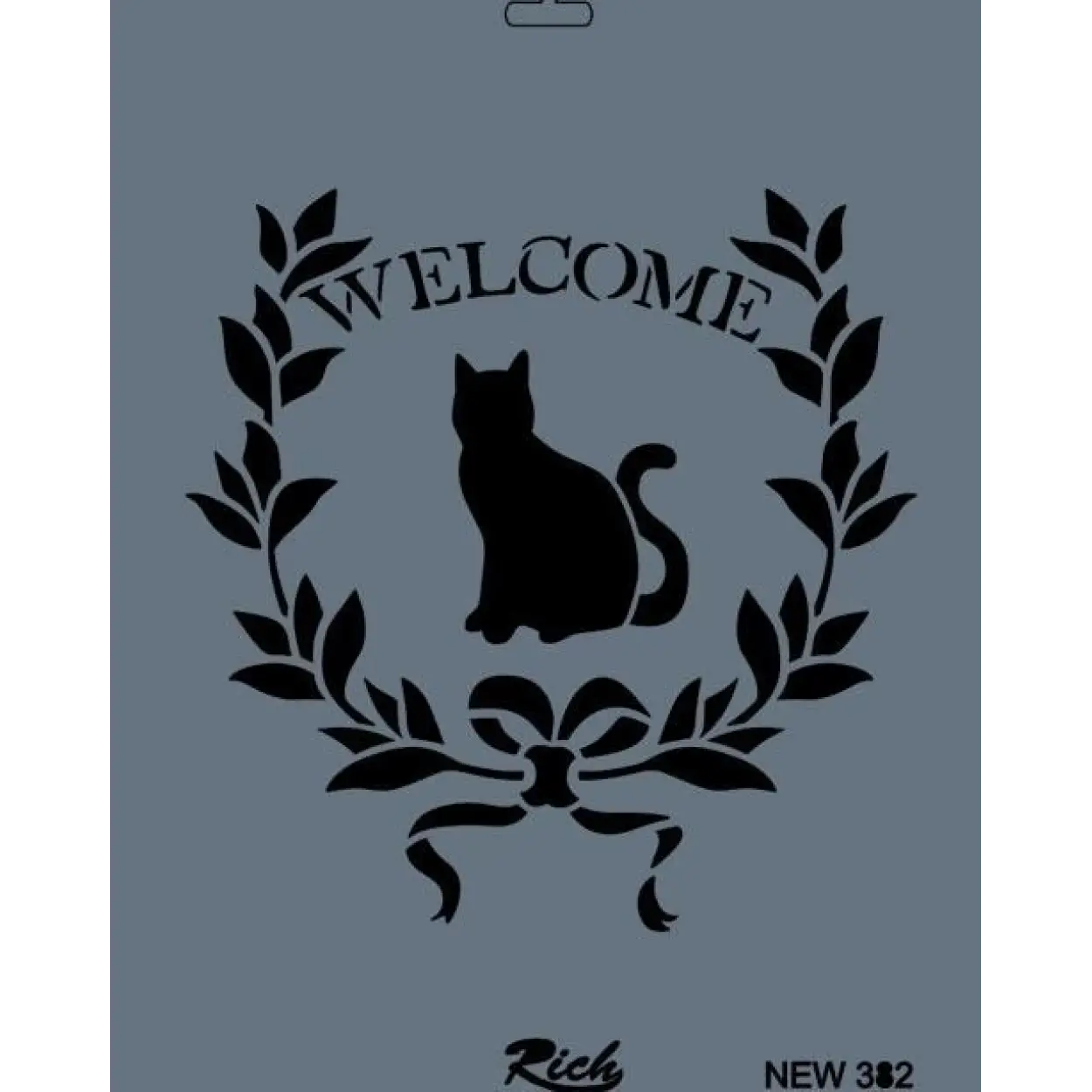 Rich New Seri N-382 Stencil 35x25 cm