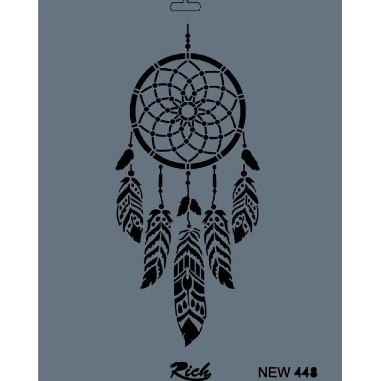 Rich New Seri N-448 Stencil 35x25 cm