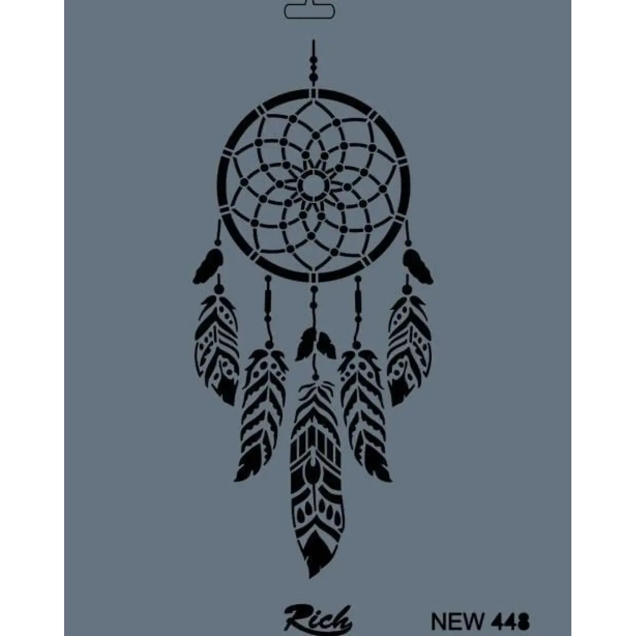 Rich New Seri N-448 Stencil 35x25 cm