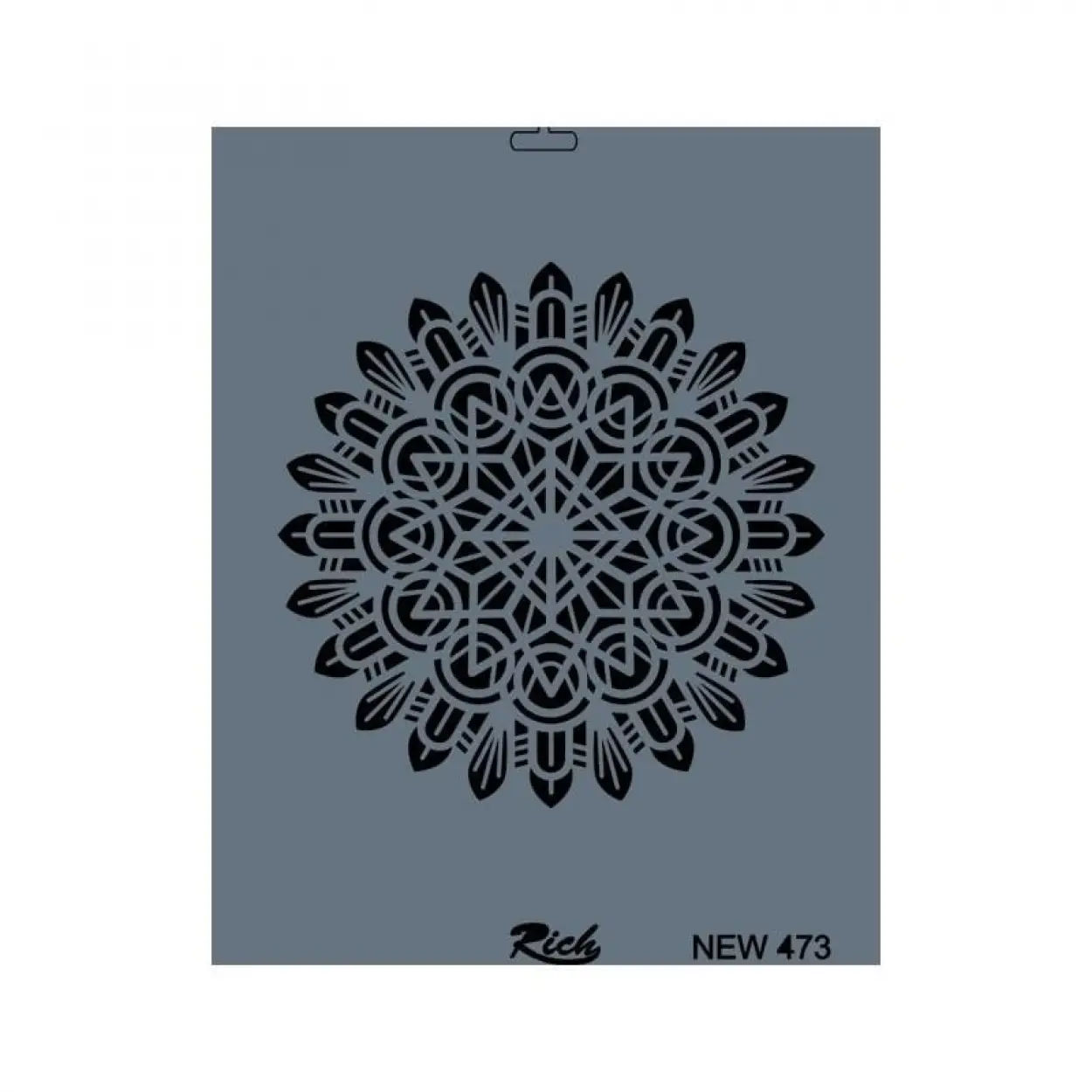 Rich New Seri N-473 Stencil 35x25 cm