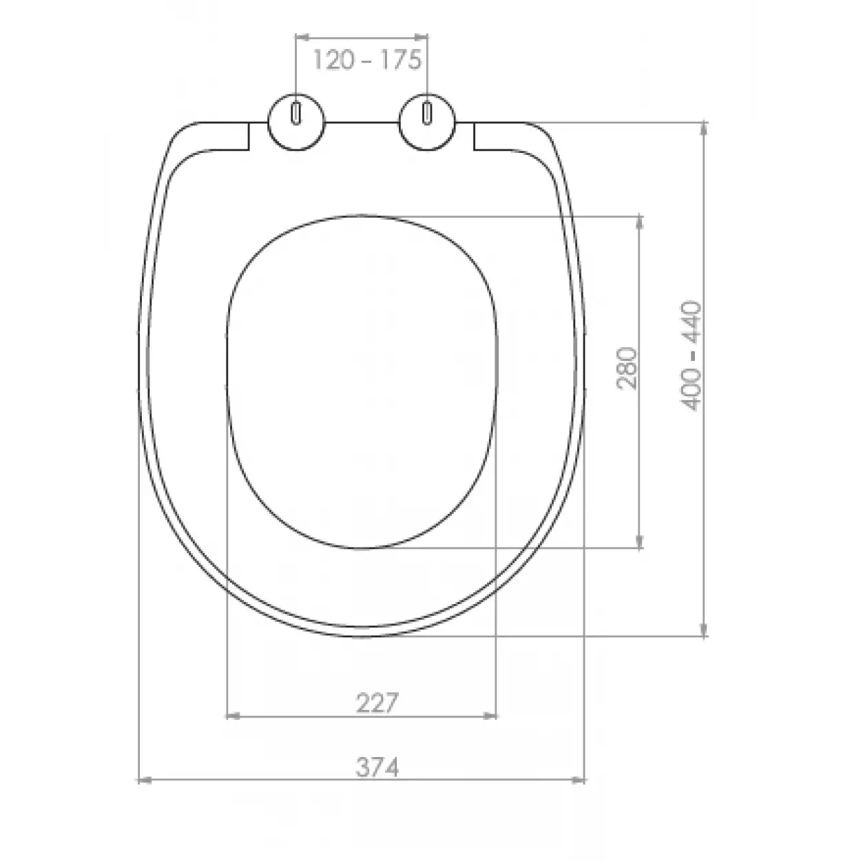 ROYAL KLOZET KAPAĞI (YAVAŞ KAPANAN - ÜSTTEN SIKMALI)