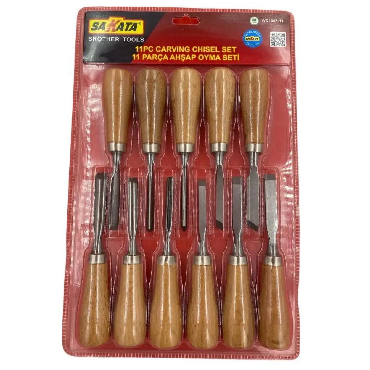 Sakata WD 100811 Ahşap Oyma Seti 11 Parça
