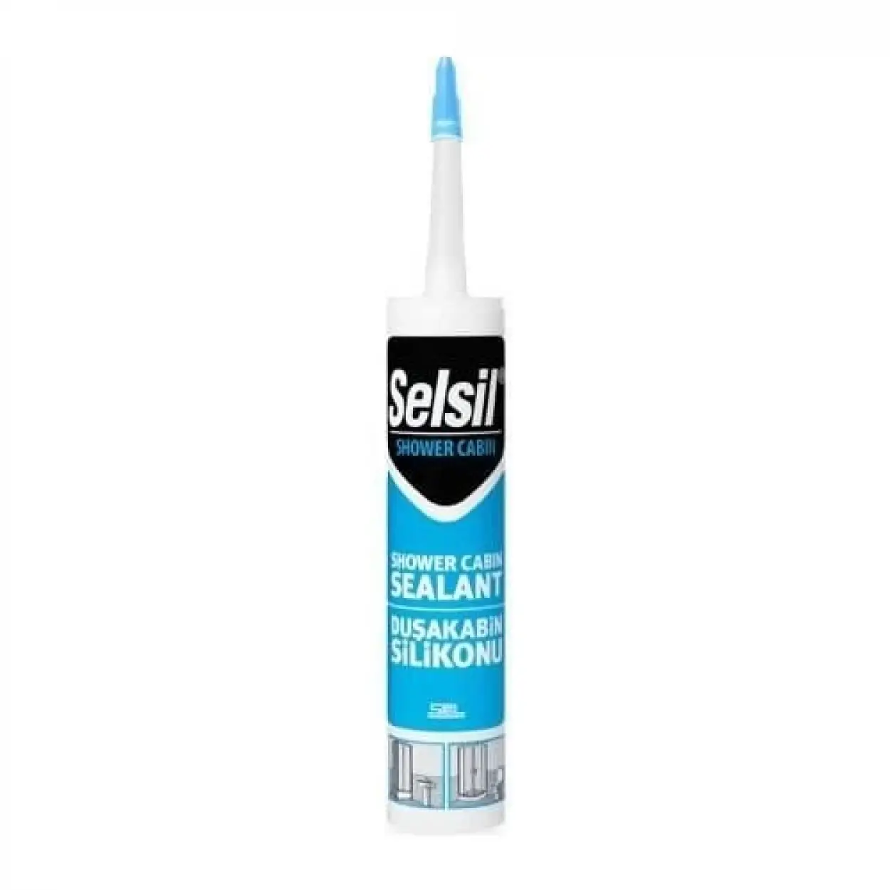 Selsil 05 Mutfak Duşakabin Silikonu Beyaz 280 ml